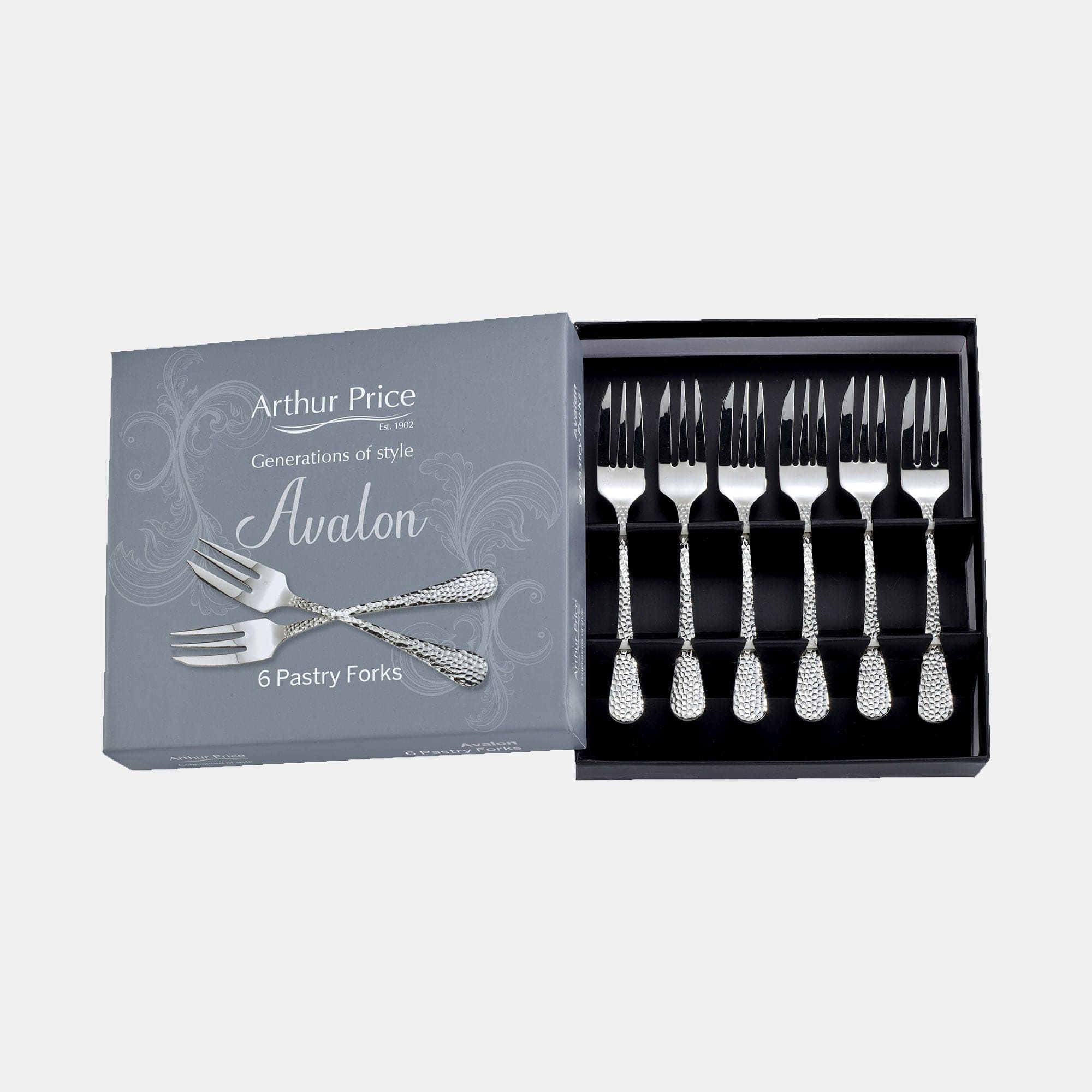 Arthur Price Avalon - Pastry Forks Set, 6 Piece