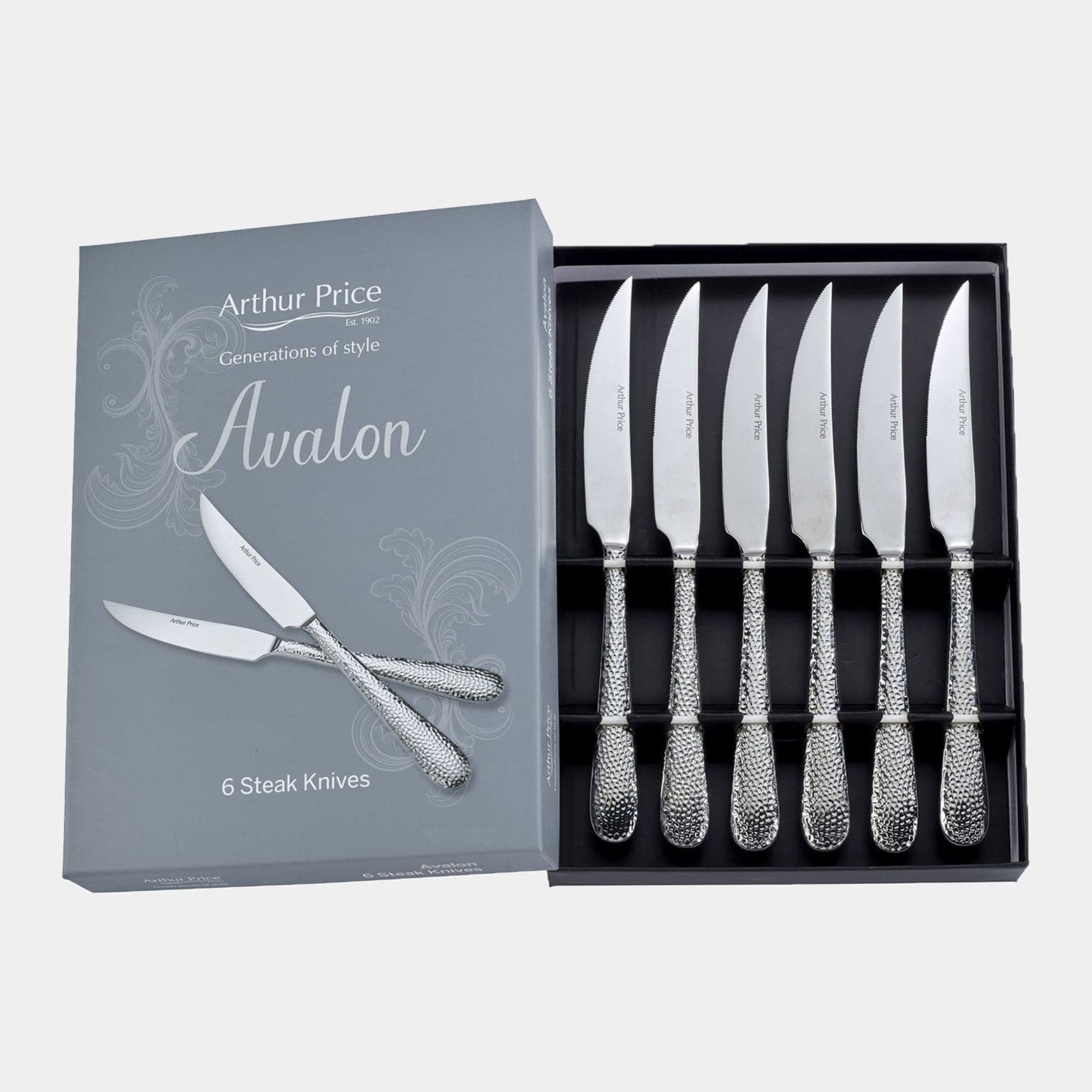 Arthur Price Avalon - Steak Knife Set, 6 Piece