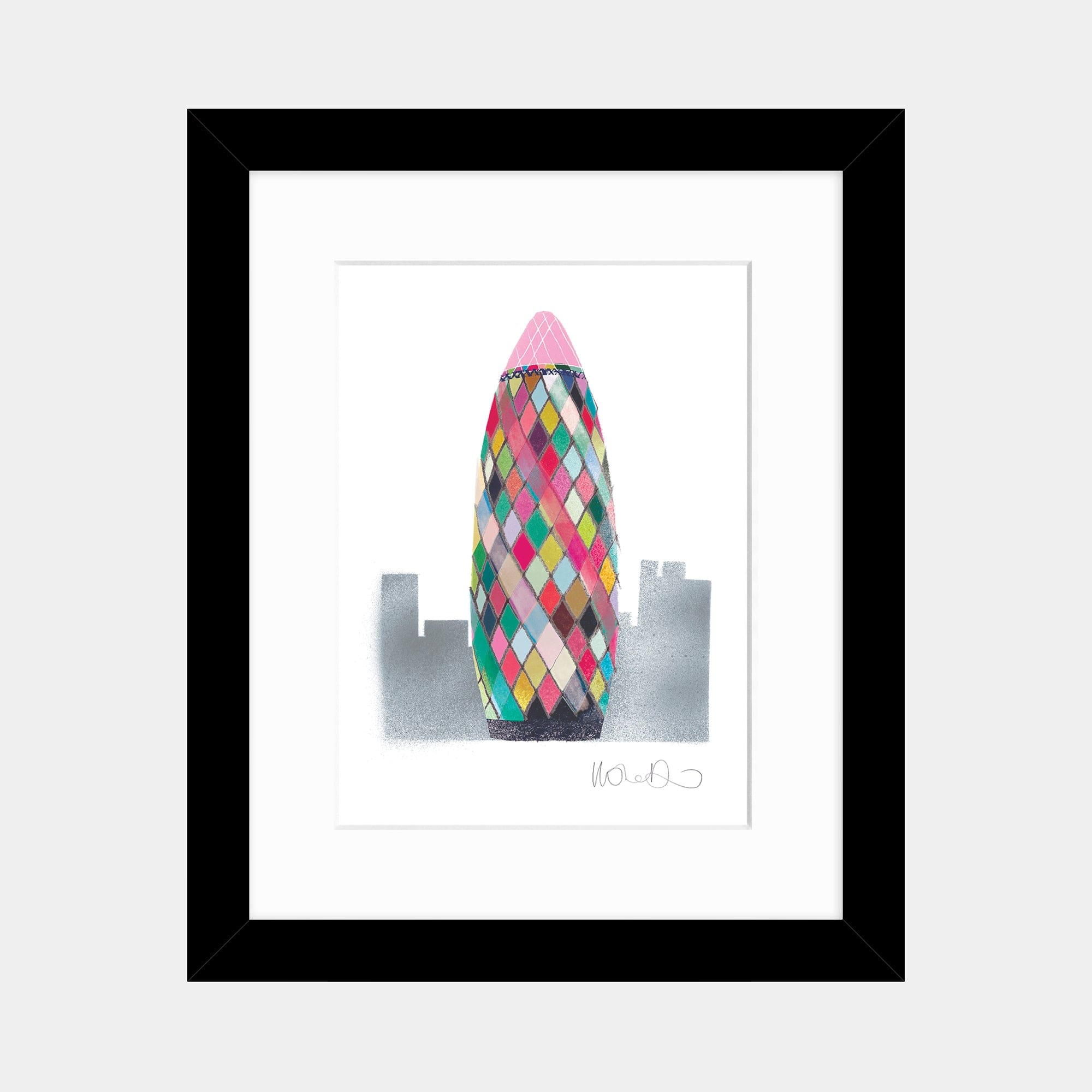 Gherkin - Print by Ilona Drew