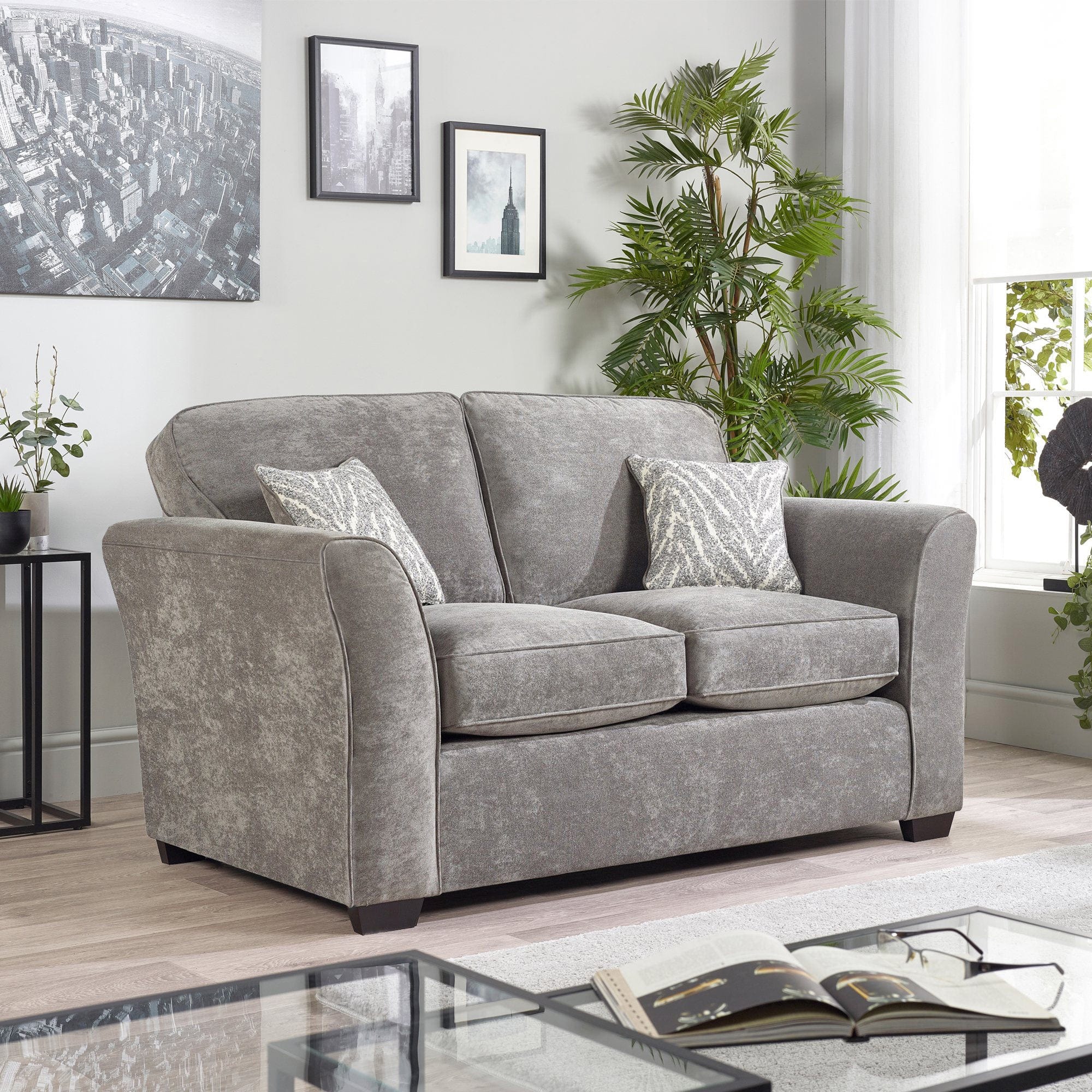 Southbourne - 2 Seat Standard Back Sofa, Fabric