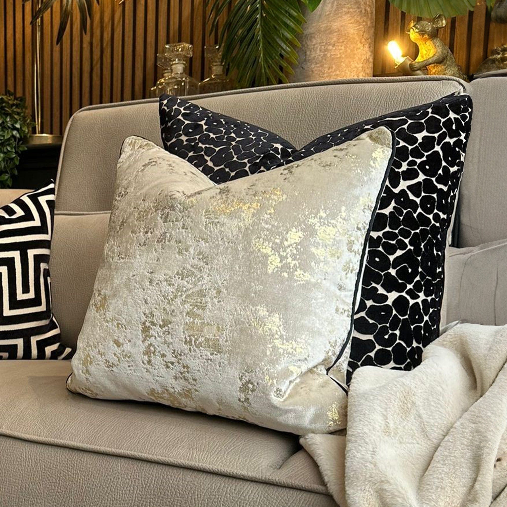 Glamorous Gold Cushion 43x43cm