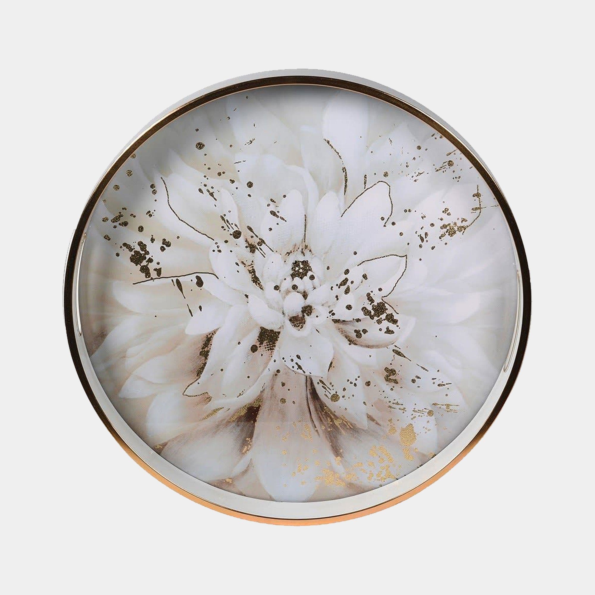 Floral Patterned - Decorative Tray