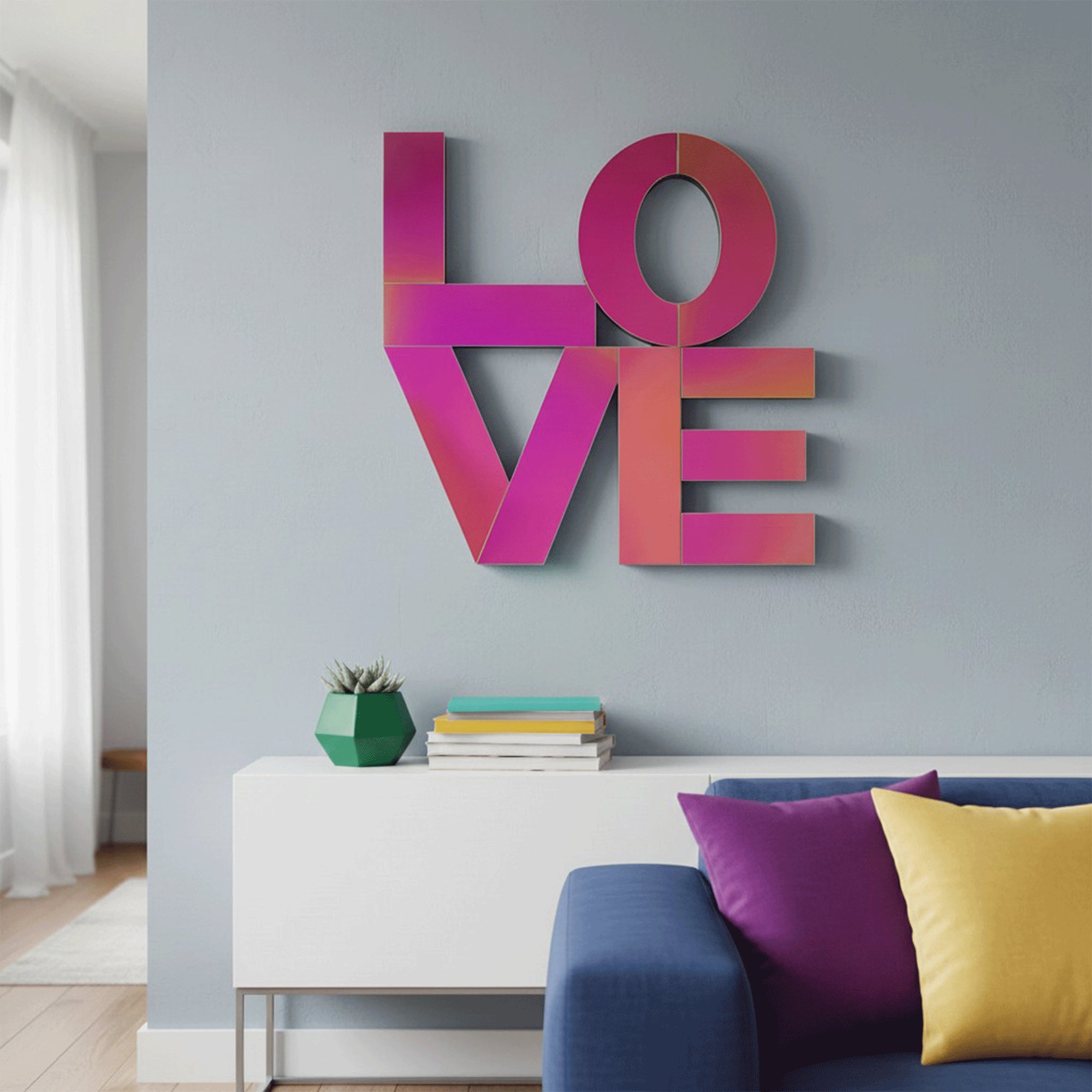 Letters of Love - Wall Art Mirror