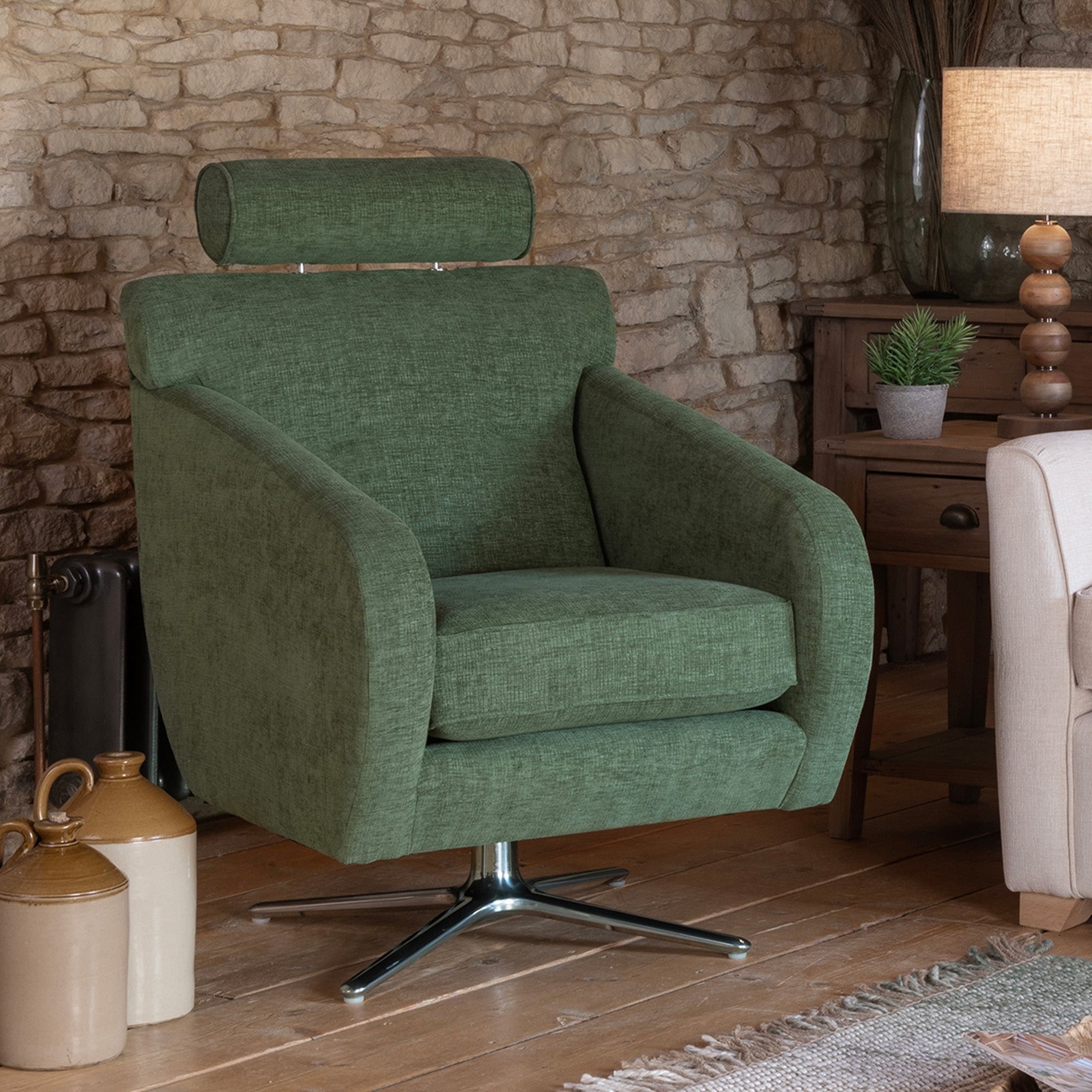 Georgia - Swivel Chair, Fabric