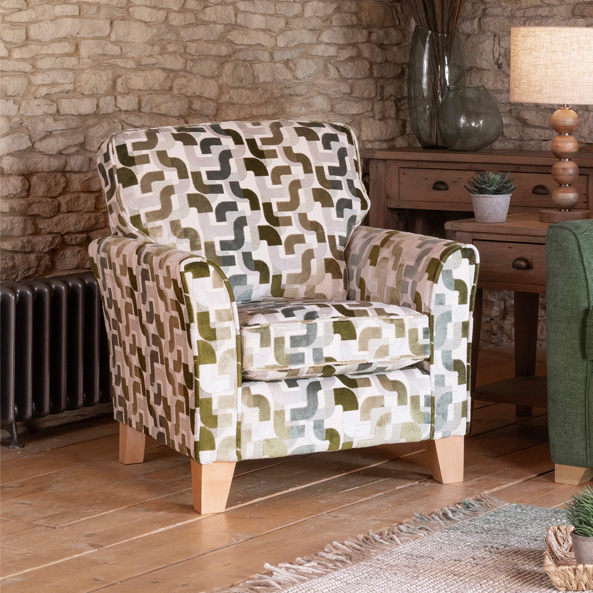 Georgia - Accent Chair, Fabric