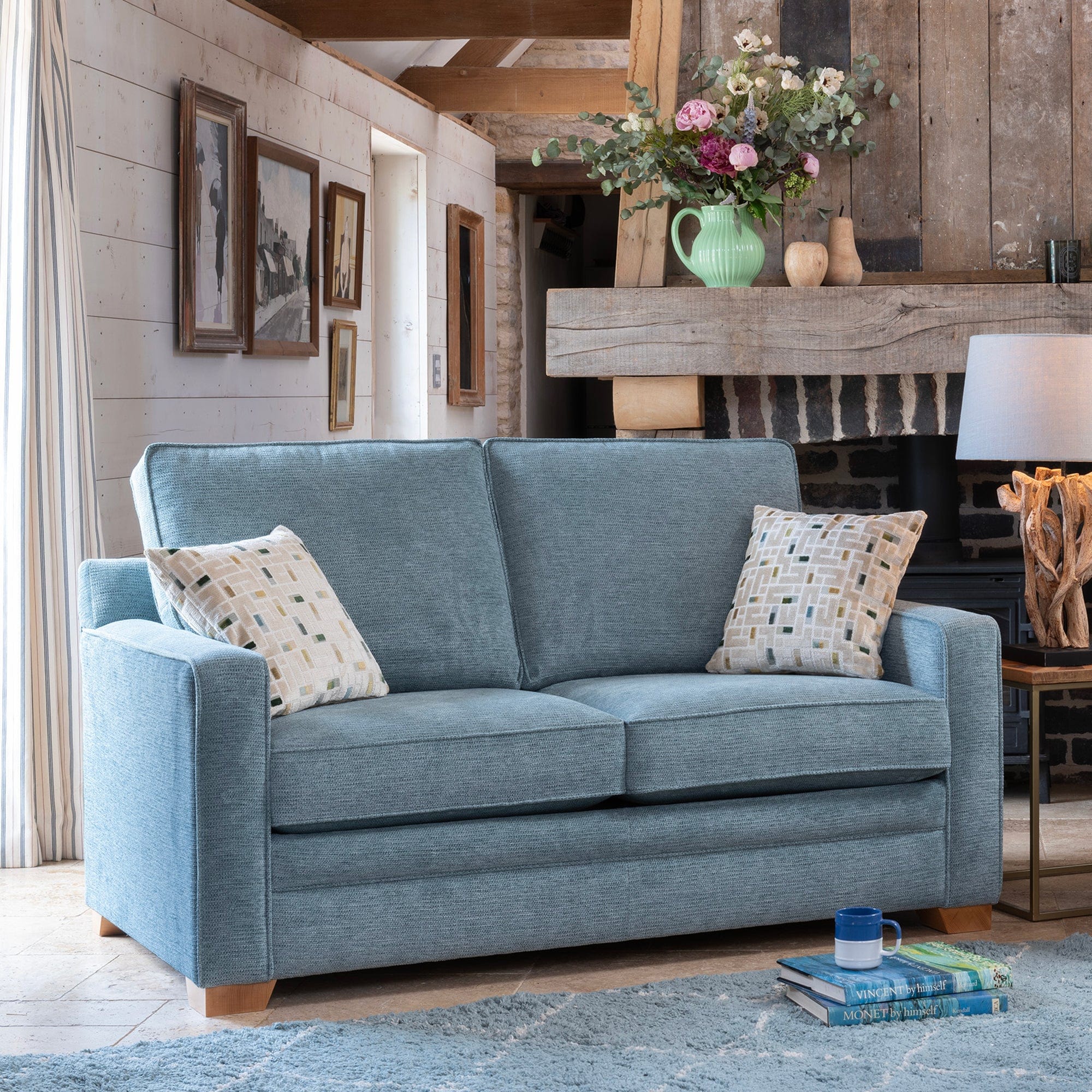 Naomi - 3 Seat Sofa, Fabric