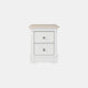 Aylesford - Small 2 Drawer Bedside With Solid Oak Top