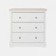 Aylesford - 3 Drawer Wide Chest of Drawers With Solid Oak Top