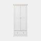 Aylesford - 2 Door/1 Drawer Wardrobe With Solid Oak Top