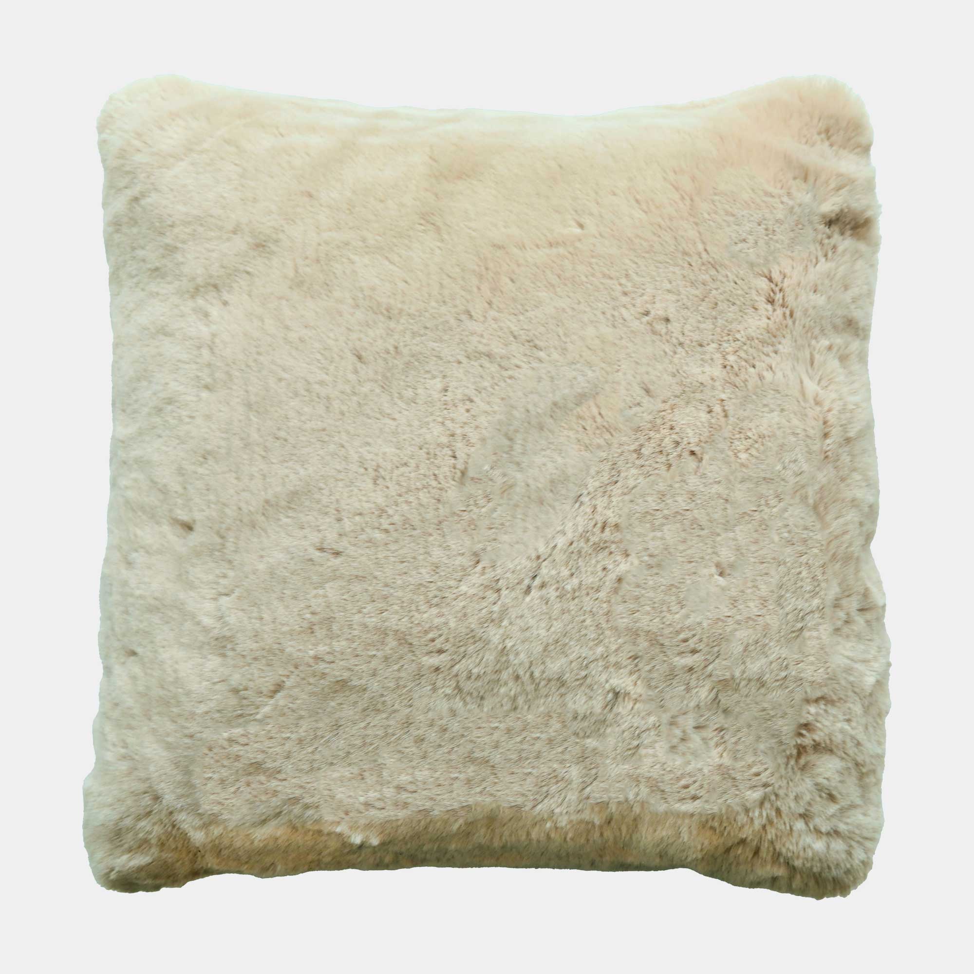 Randal - Faux Fur Natural Cushion 50x50cm