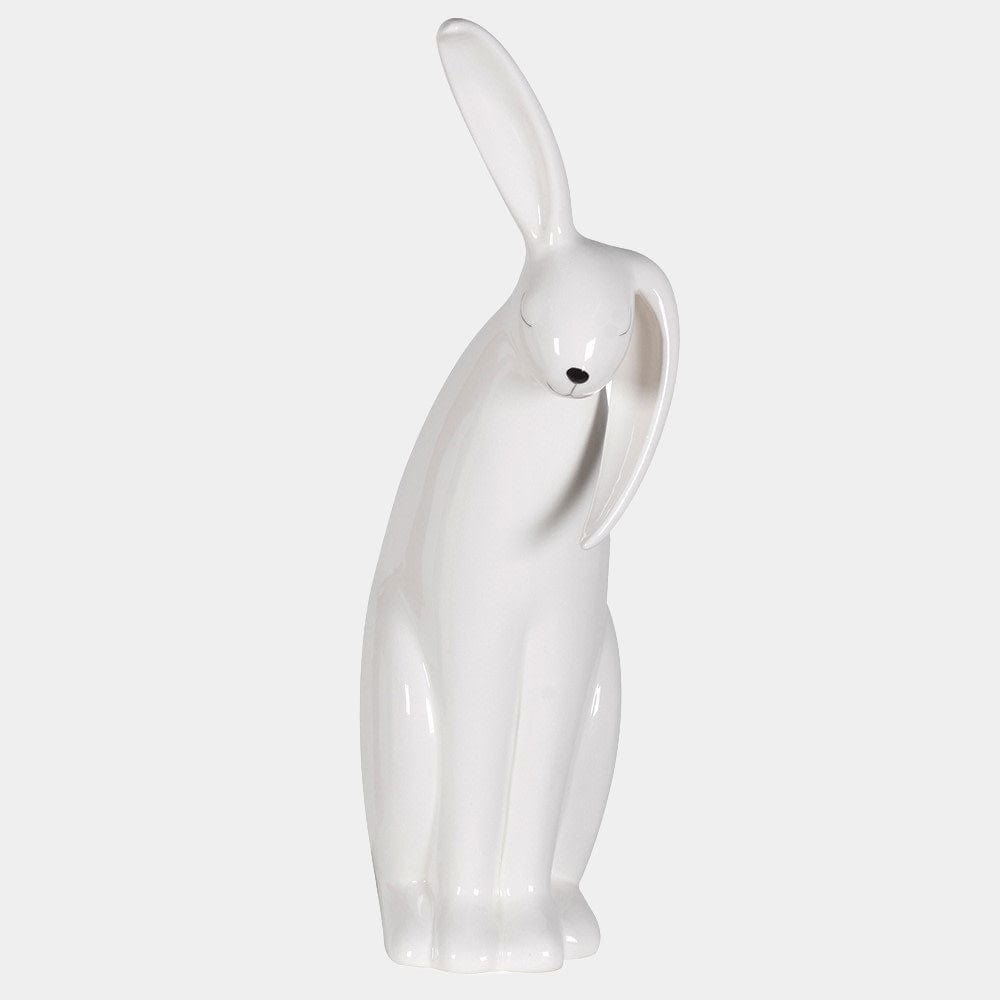 Robbie Rabbit Sculpture White (BO)