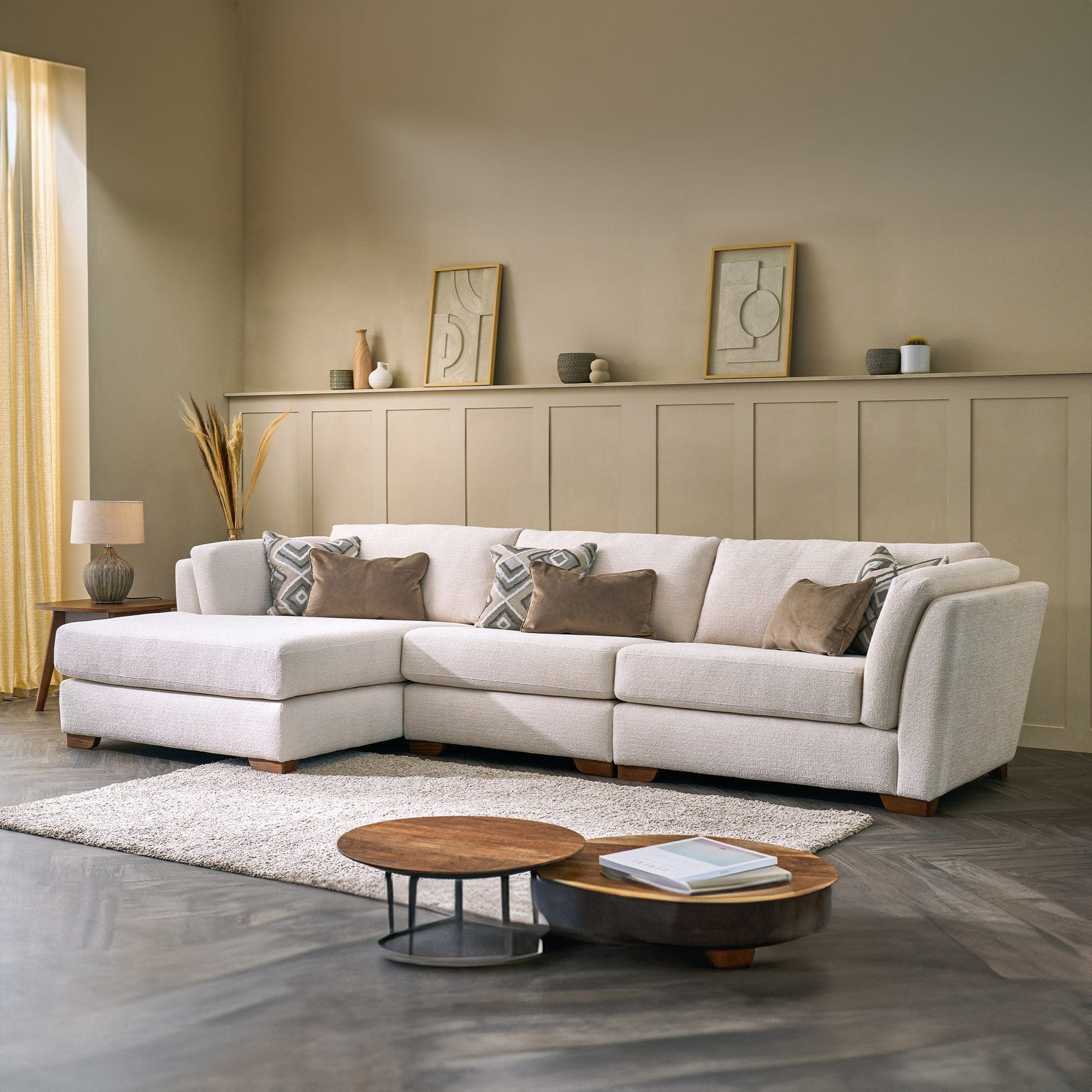 Santa Monica - LHF Chaise Sofa, Fabric