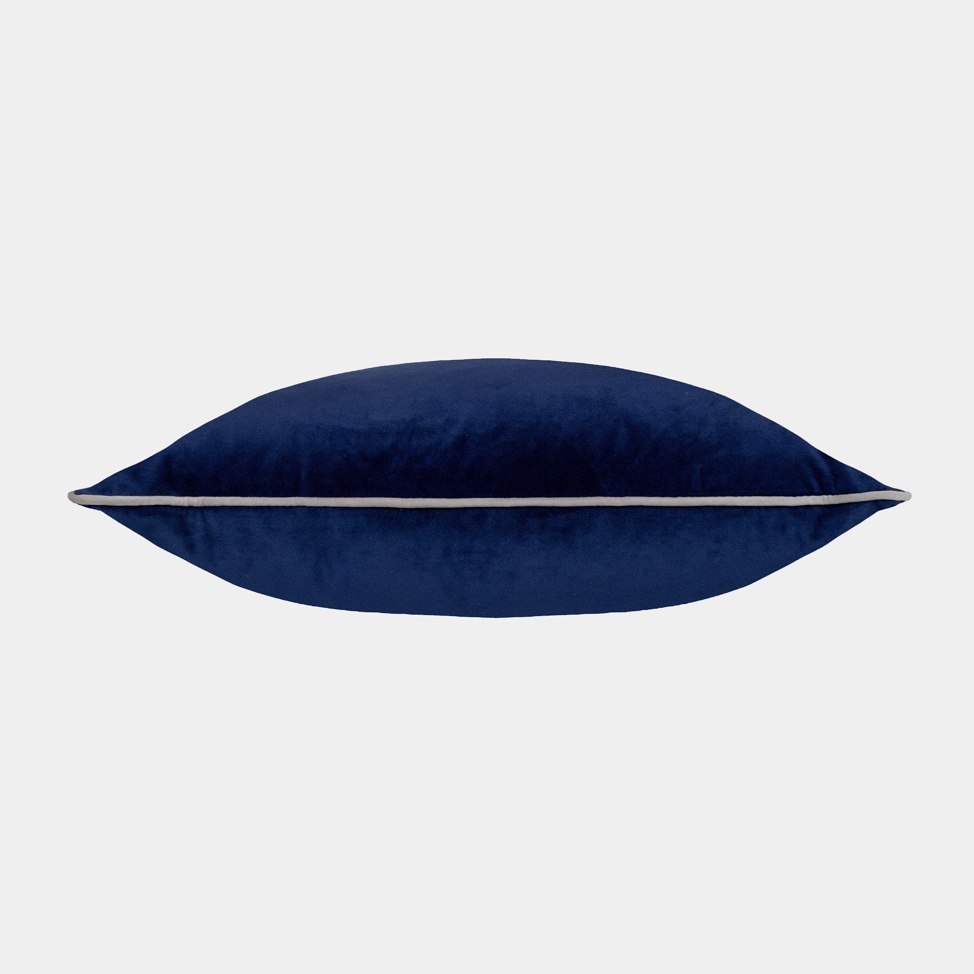 Havana - Navy/Silver Velvet Cushion 55x55cm