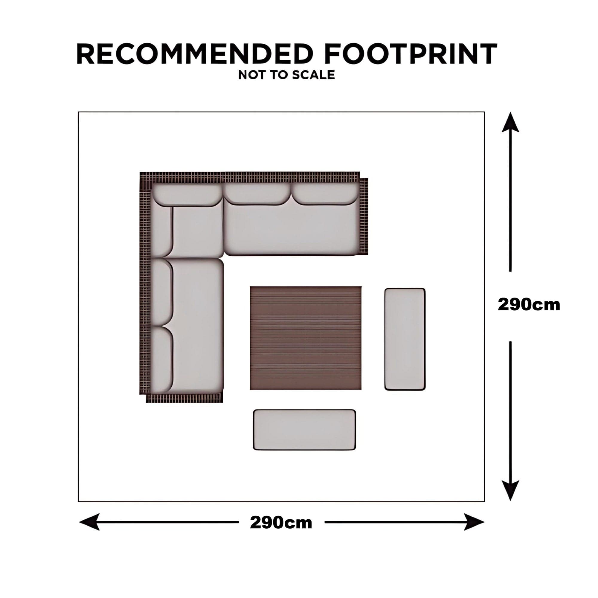 Coconut Grove - Corner Garden Dining Set With Rising Table & 2 Benches, Aluminium & Rattan Rope Effect