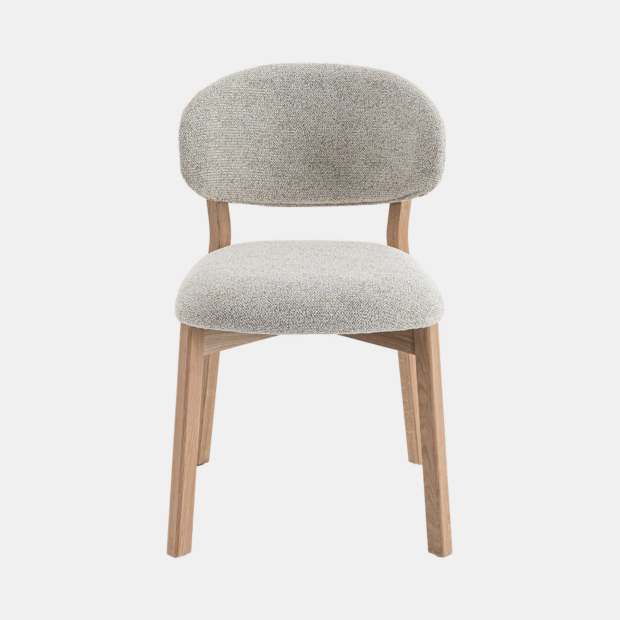Albany Natural Oak - Dining Chair, Fabric