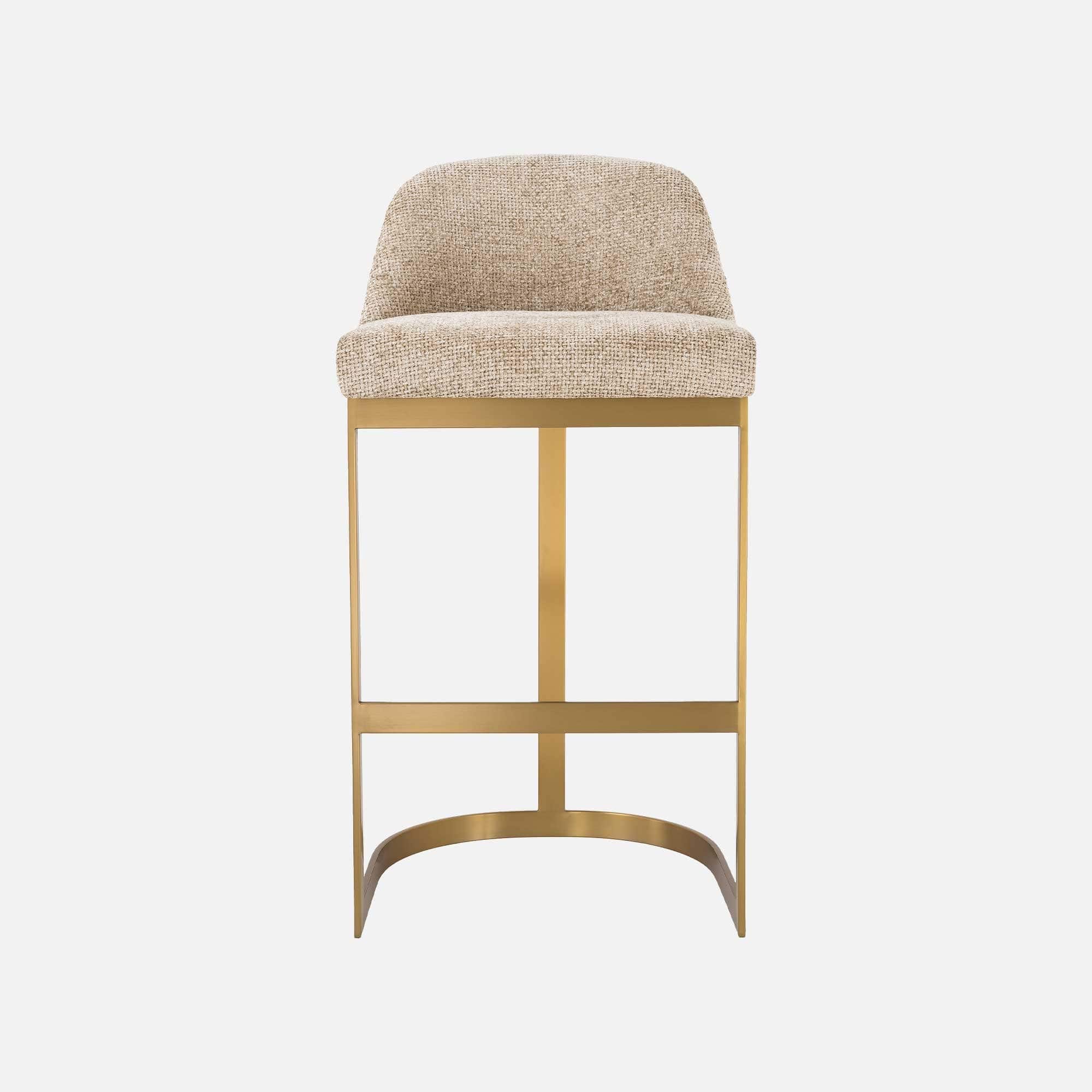 Eichholtz Condos - Bar Stool, Lyssa Sand Fabric