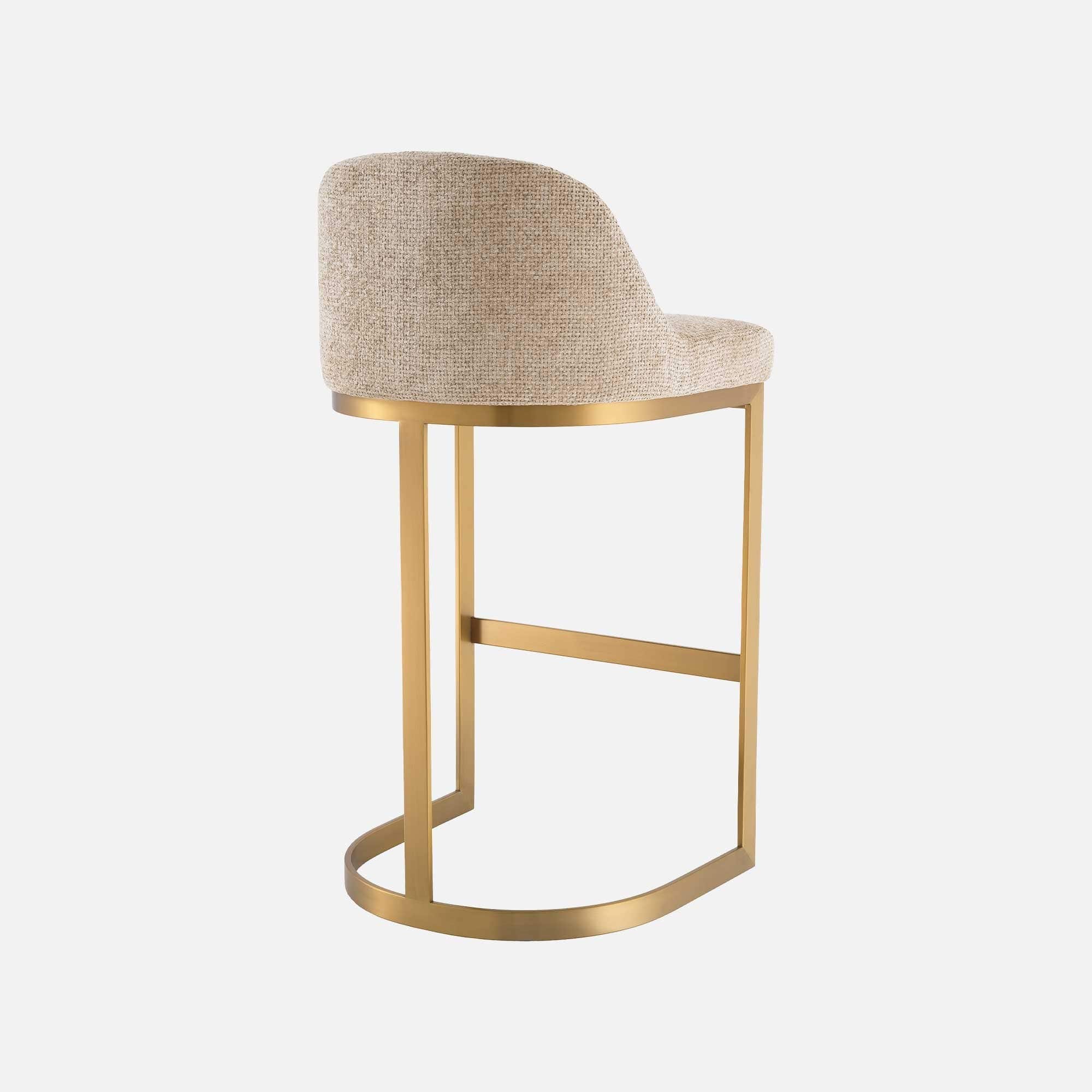 Eichholtz Condos - Bar Stool, Lyssa Sand Fabric