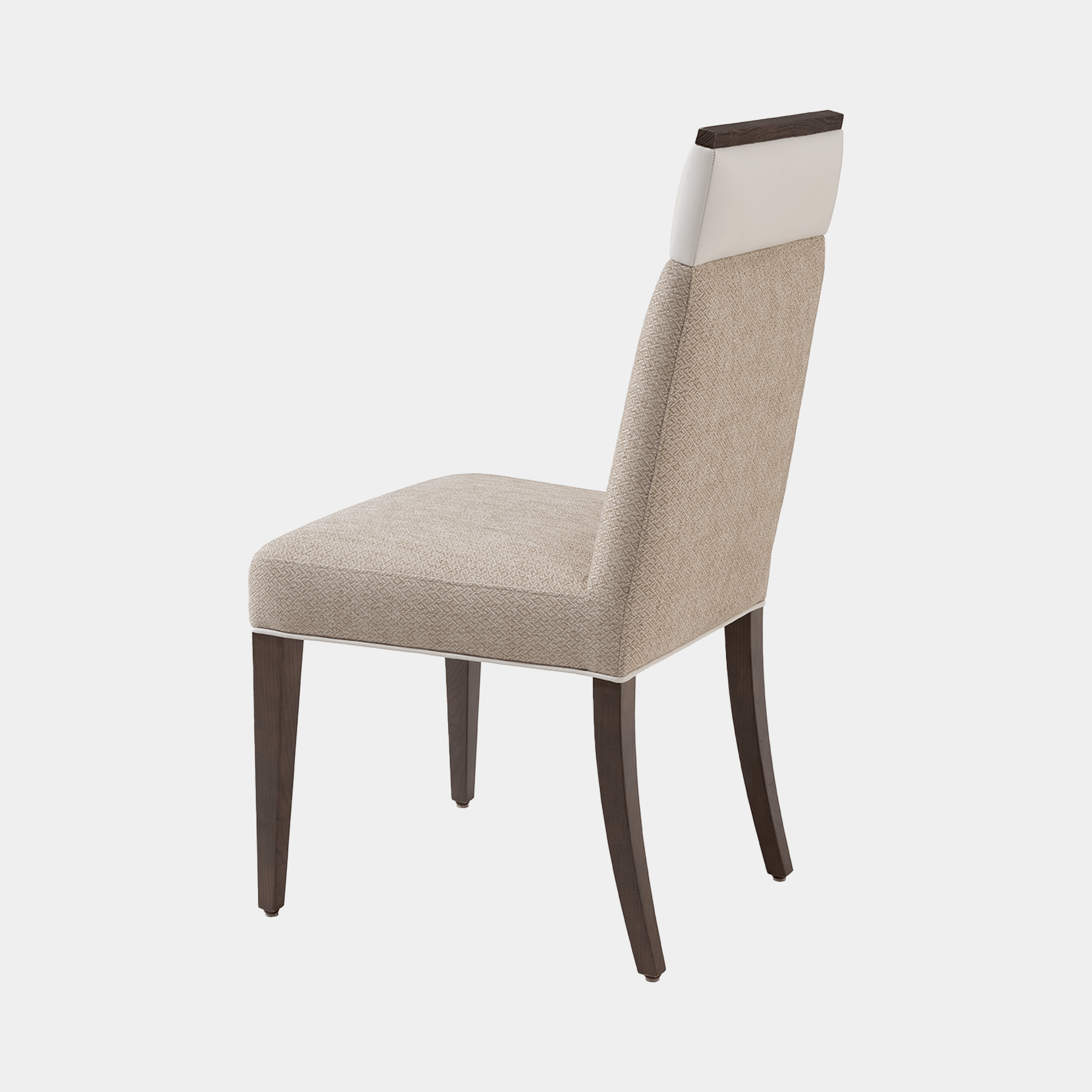 Porto - Dining Chair In Fabric With Oak Legs