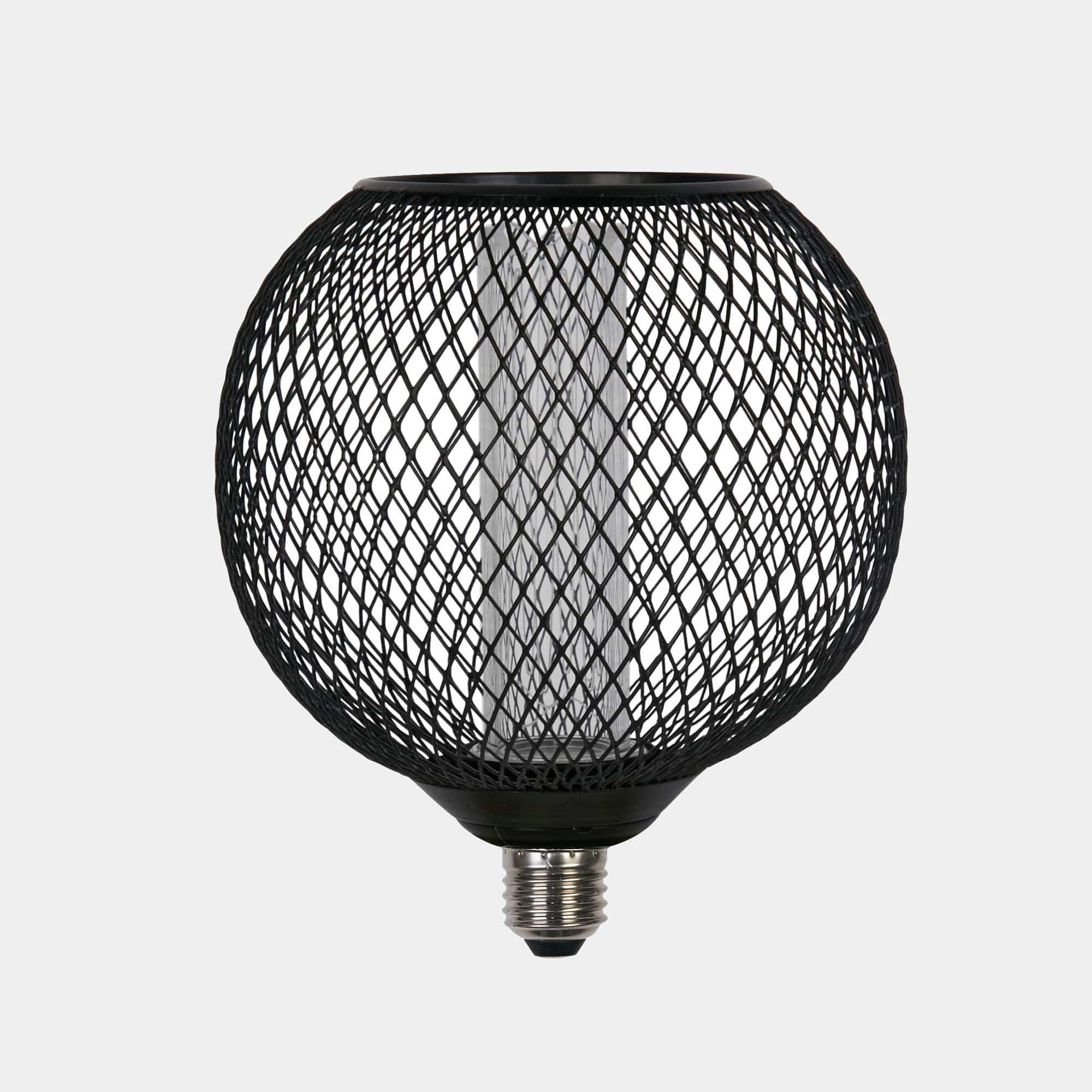 Mesh Drum - Black LED Bulb