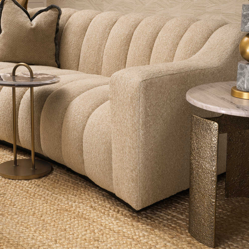 Bodega - Side Table Antique Brass Finish
