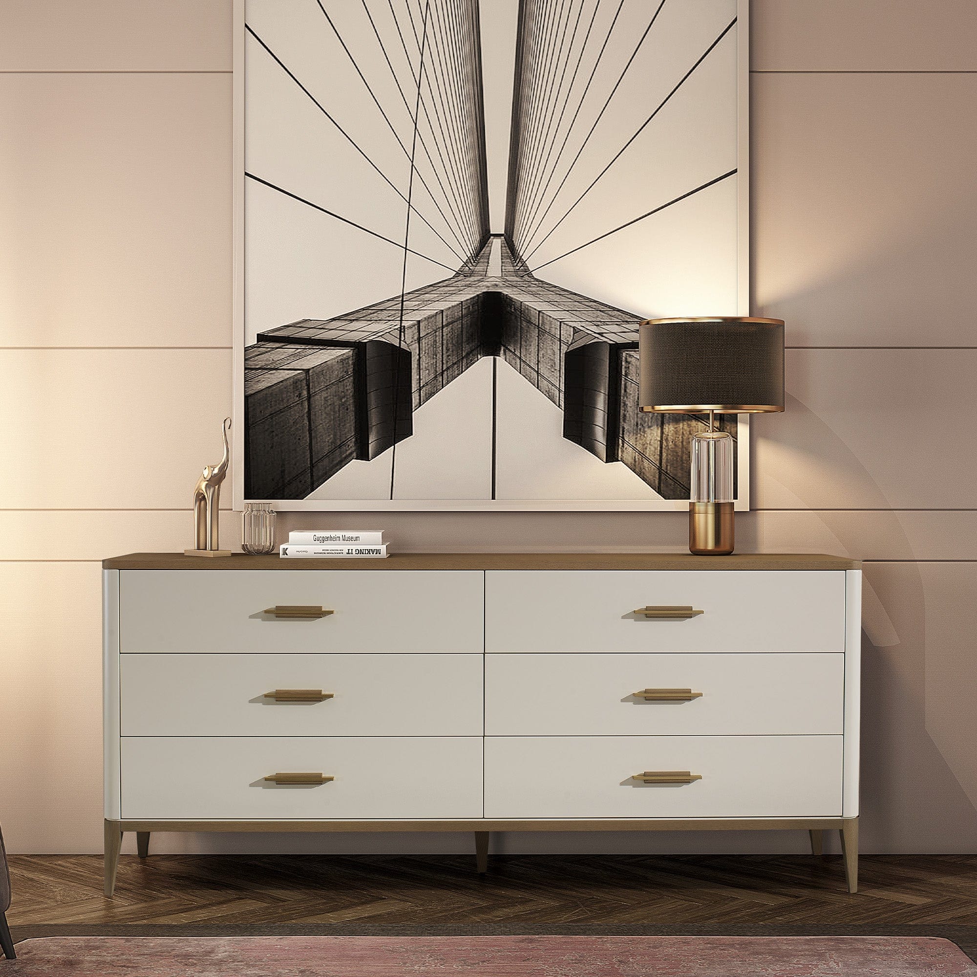 Nouvelle - 6 Drawer Chest of Drawers