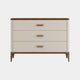 Nouvelle - 120cm 3 Drawer Wide Chest In Matte Gloss
