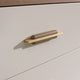 Nouvelle - 120cm 3 Drawer Wide Chest In Matte Gloss