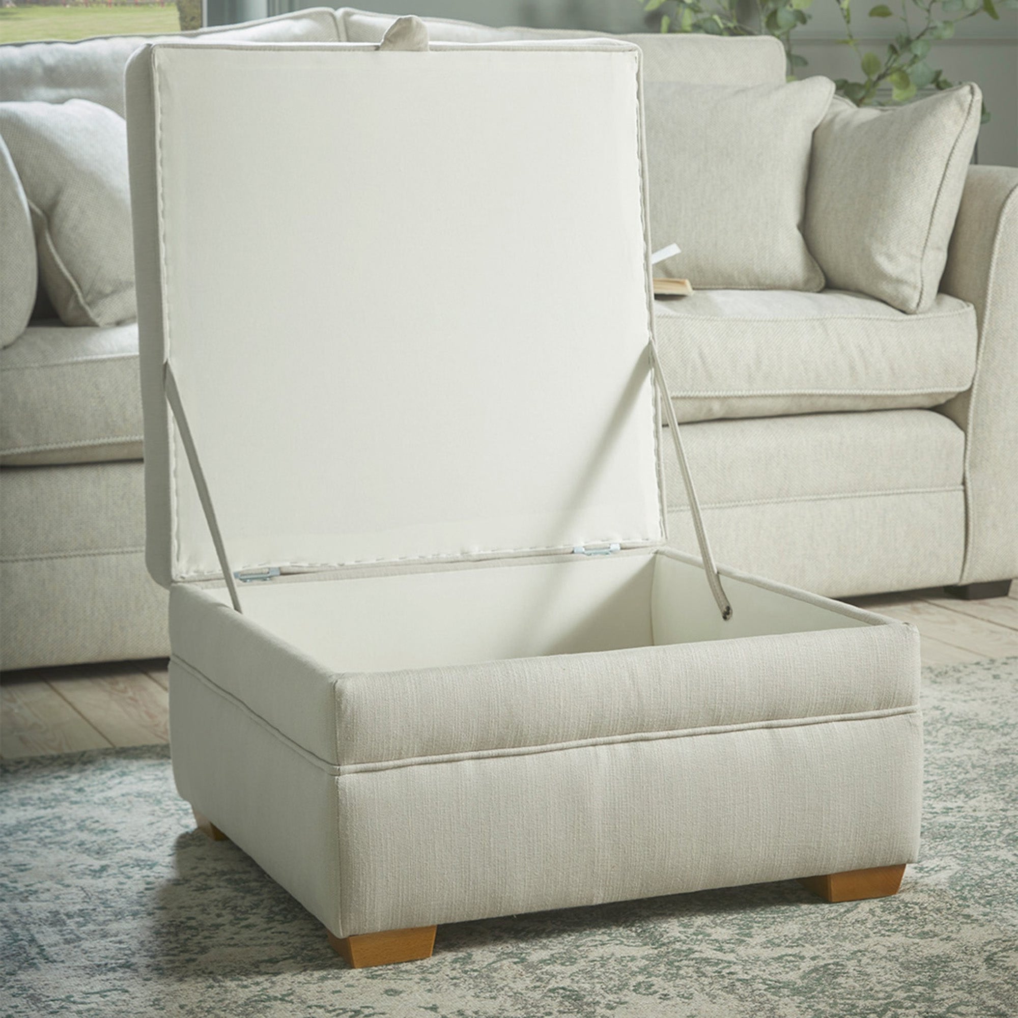 Keswick - Storage Footstool, Fabric