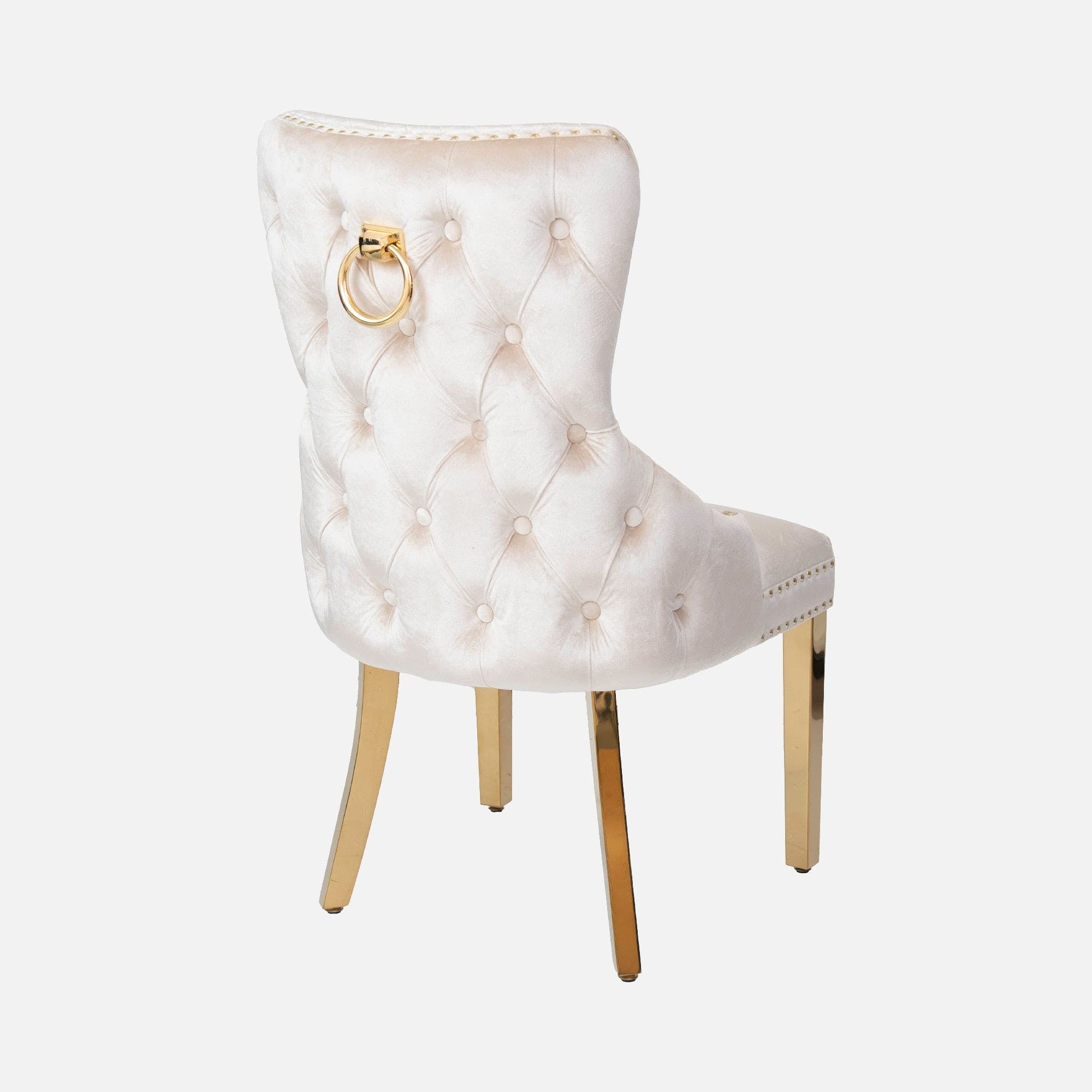 Dubai - Dining Chair With Ring, Velvet