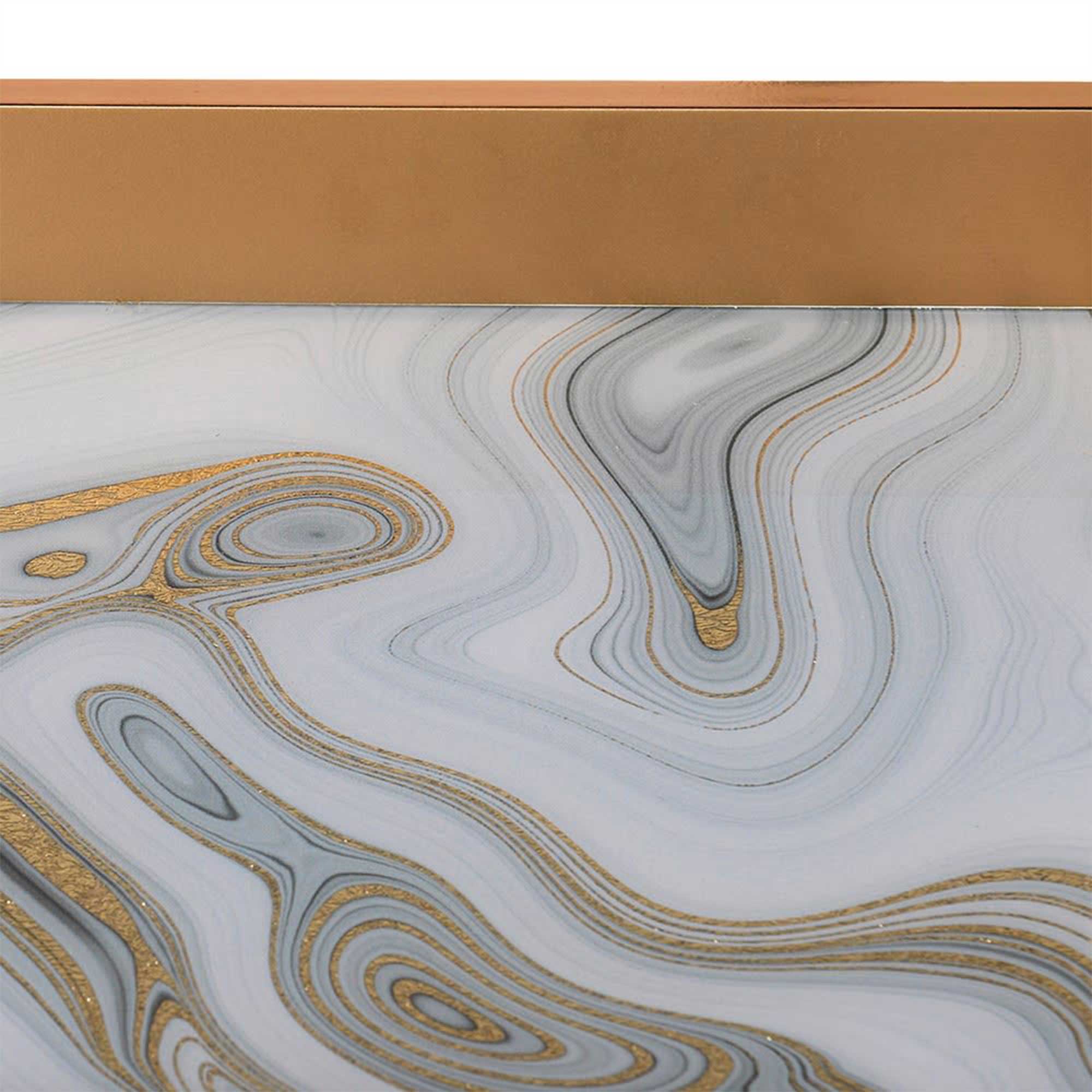 Ice Swirl - Set of Rectangular Trays