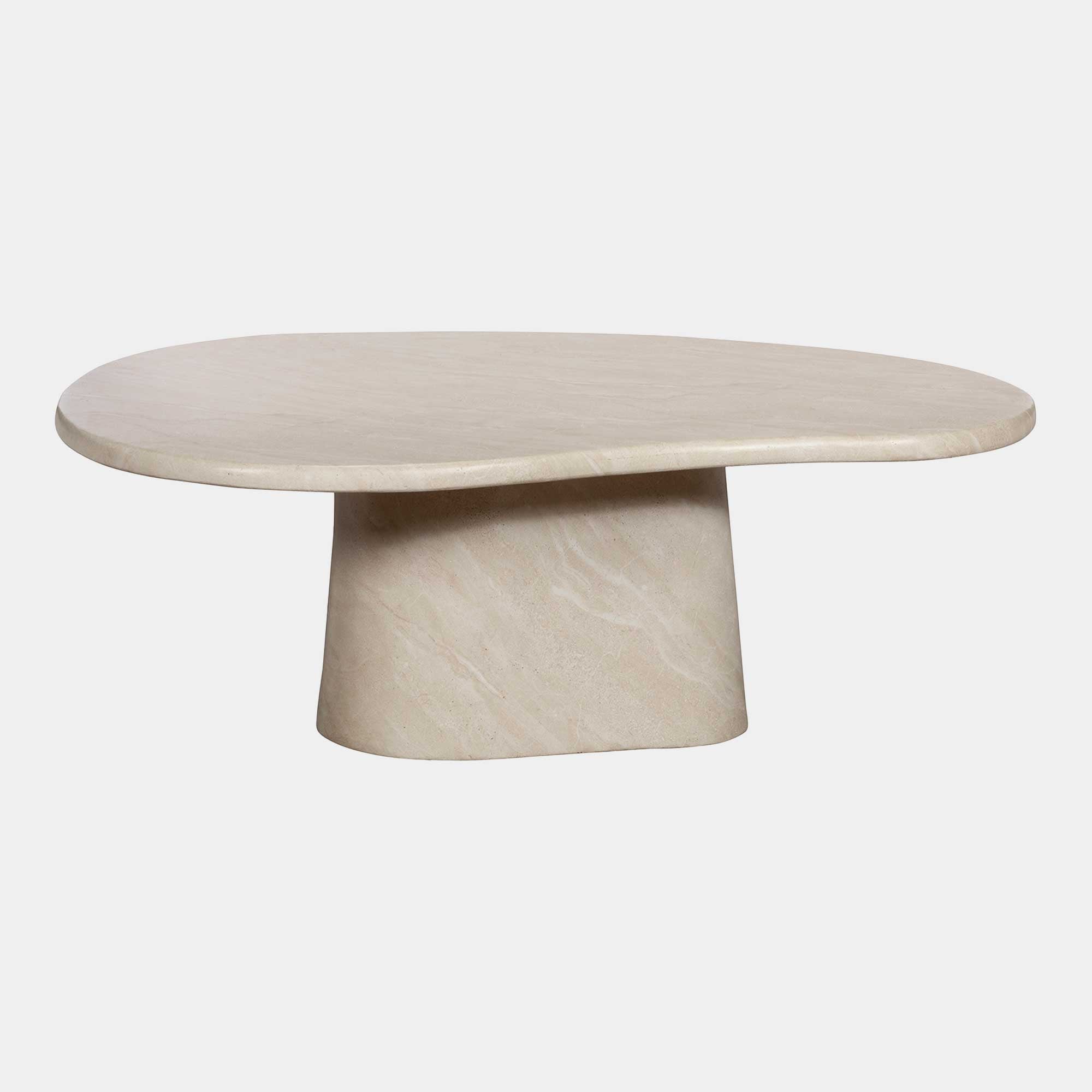 Turi - Travertine Effect Coffee Table