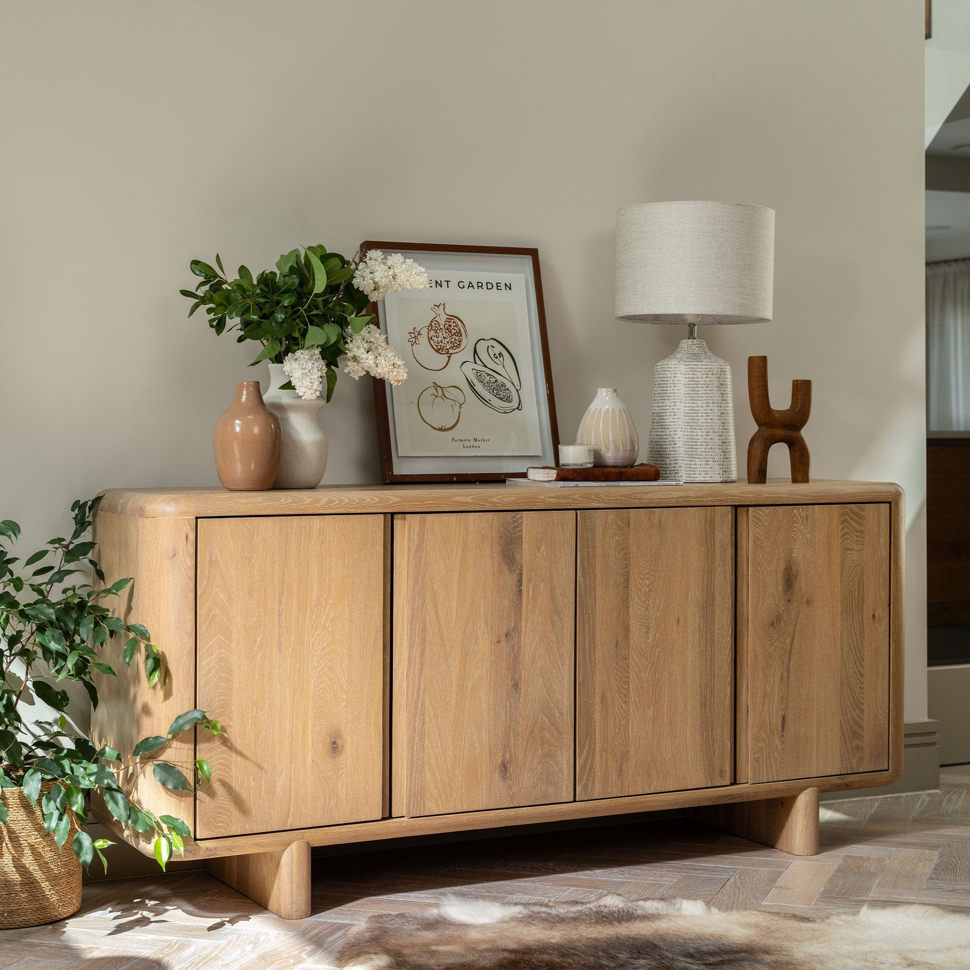 West Lake - Sideboard, White Oak