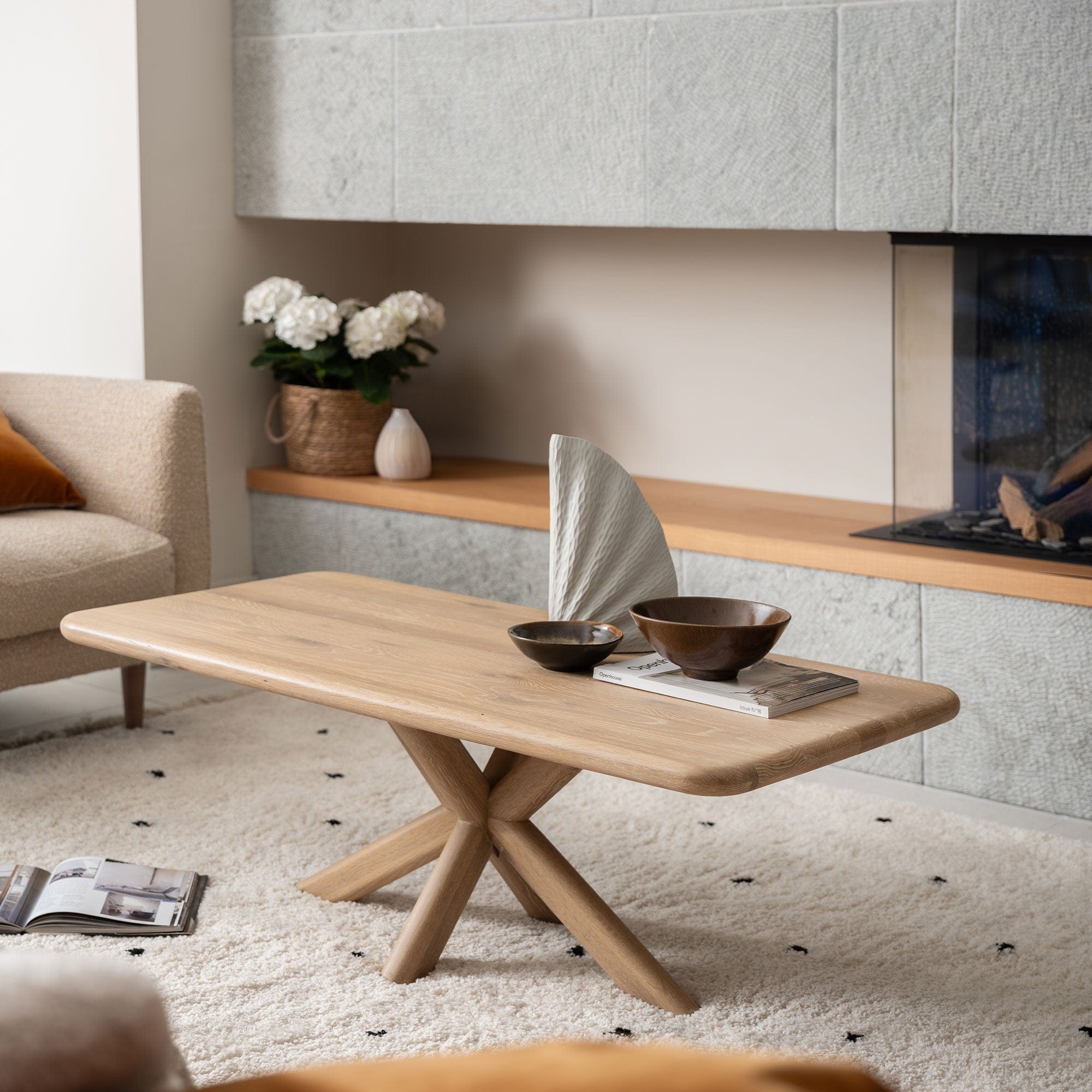 West Lake - Oak Coffee Table