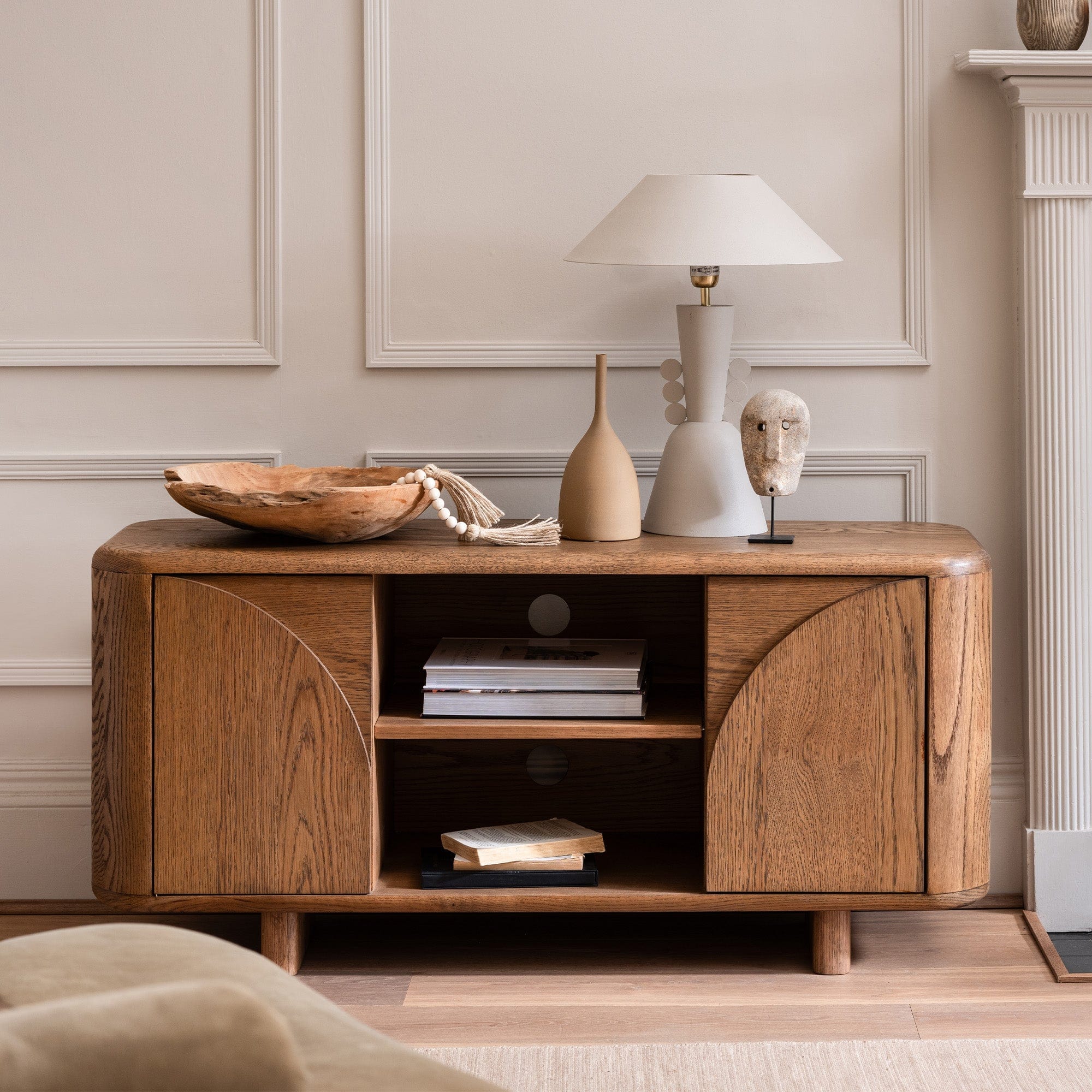 Barton - Oak TV Unit