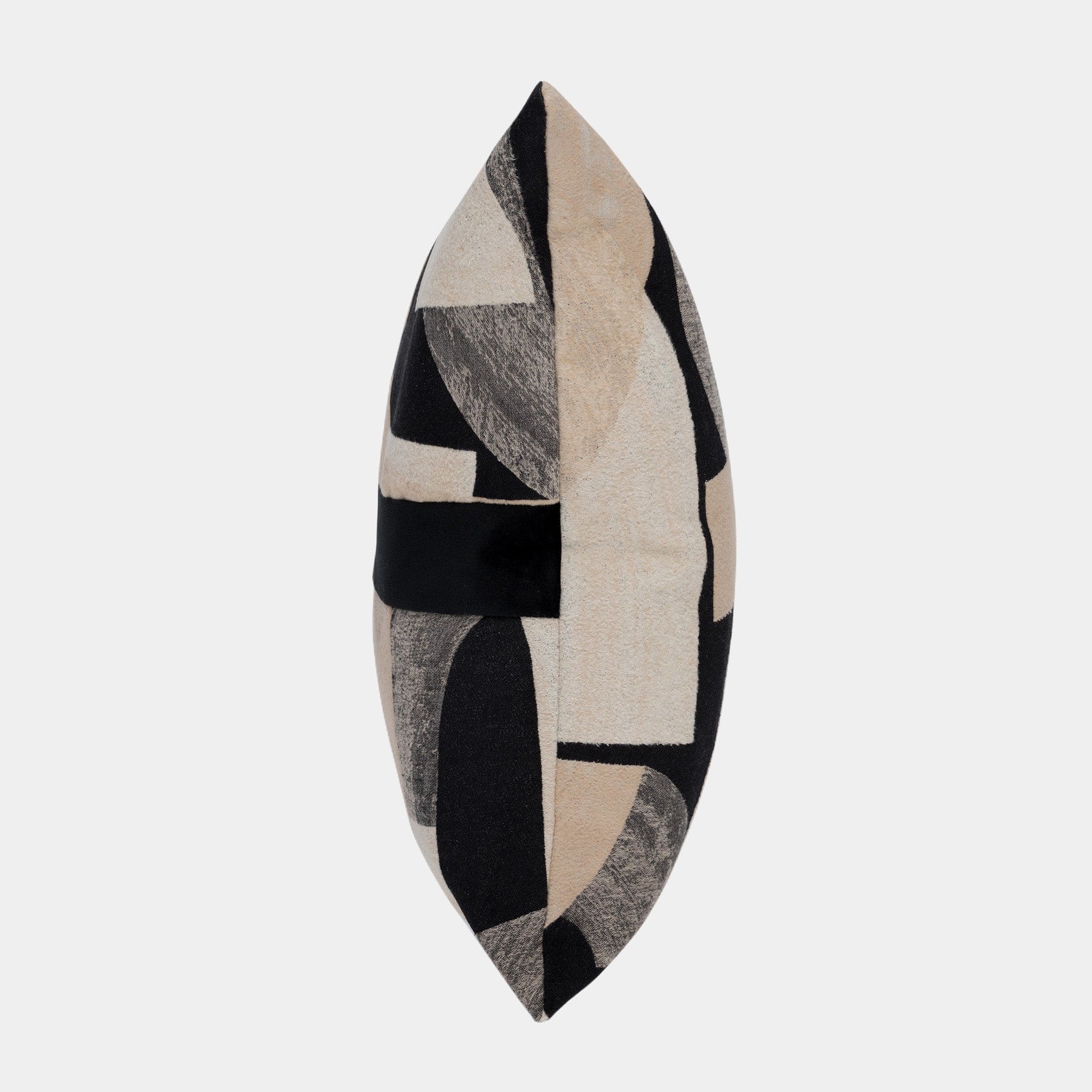 Clarence - Black Natural Cushion 43x43cm