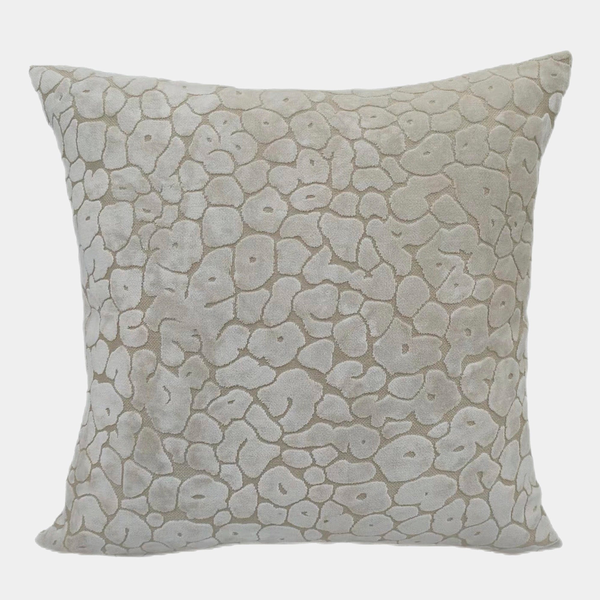 Cheetah - Ivory Velvet Cushion 56x56cm
