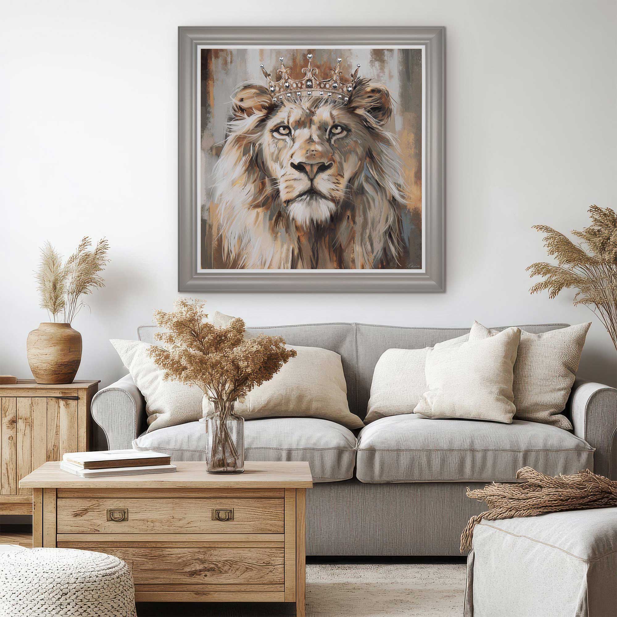 The King - Framed Print