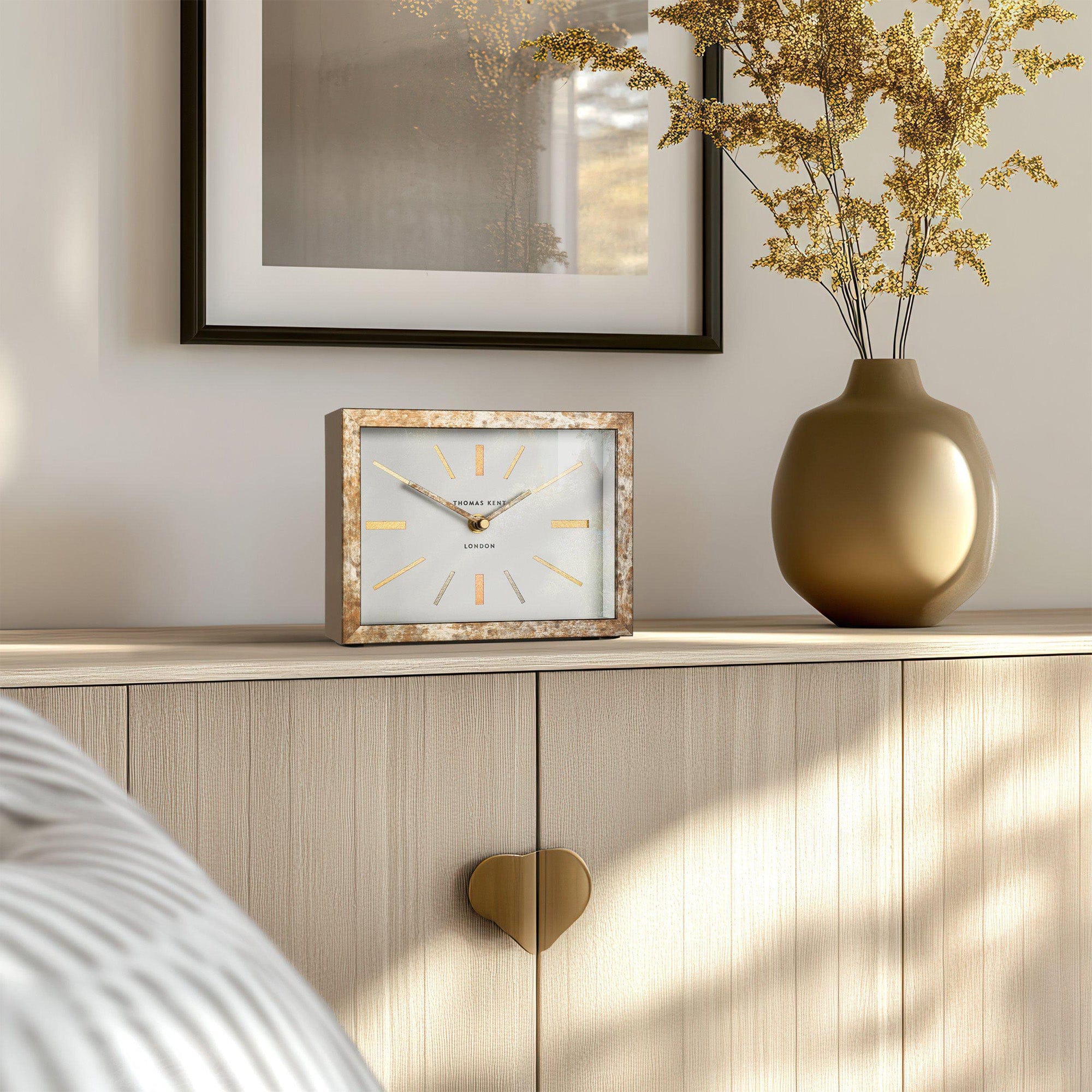Smithfield - Mantel Clock, Bronze