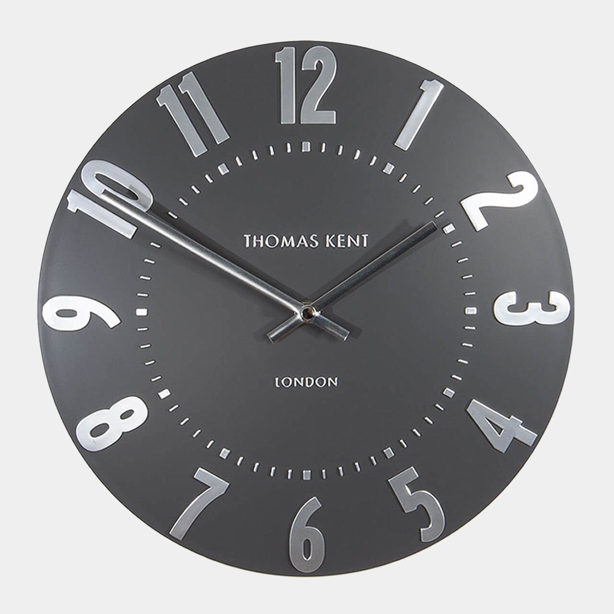 Mulberry - Graphite Wall Clock 30cm