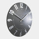Mulberry - Graphite Wall Clock 30cm