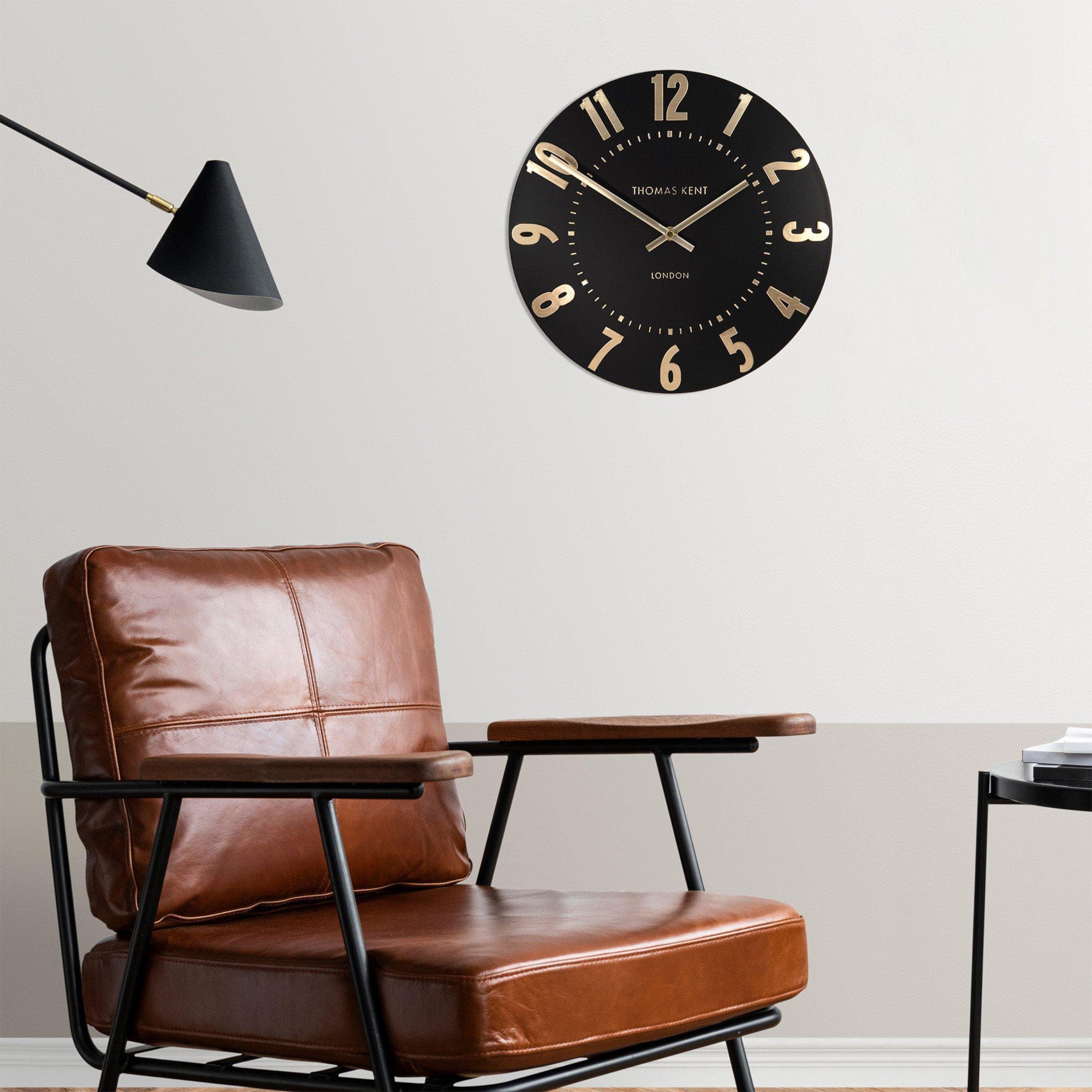 Mulberry - Noir Wall Clock 30cm