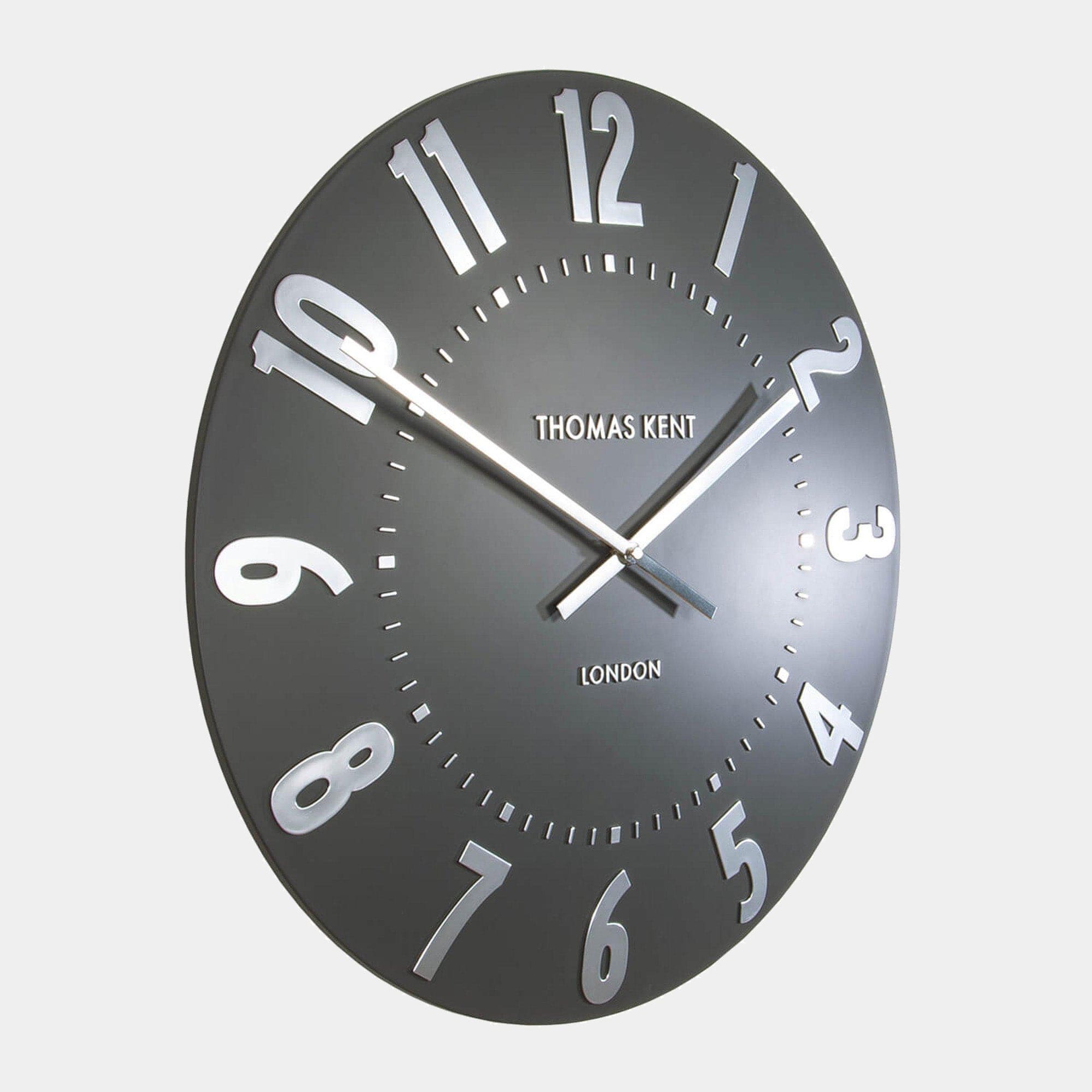 Mulberry - Graphite Wall Clock 50cm