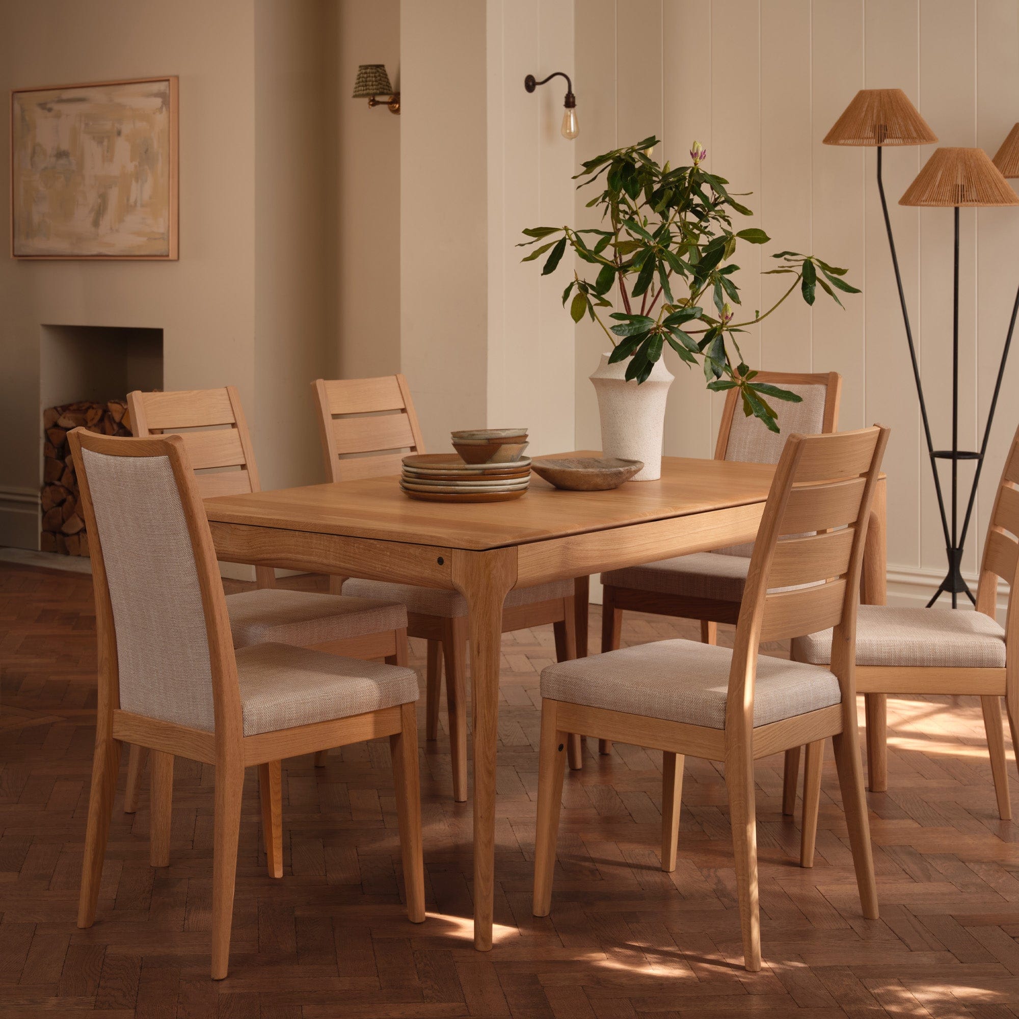 Ercol Romana - Dining Chair, Fabric