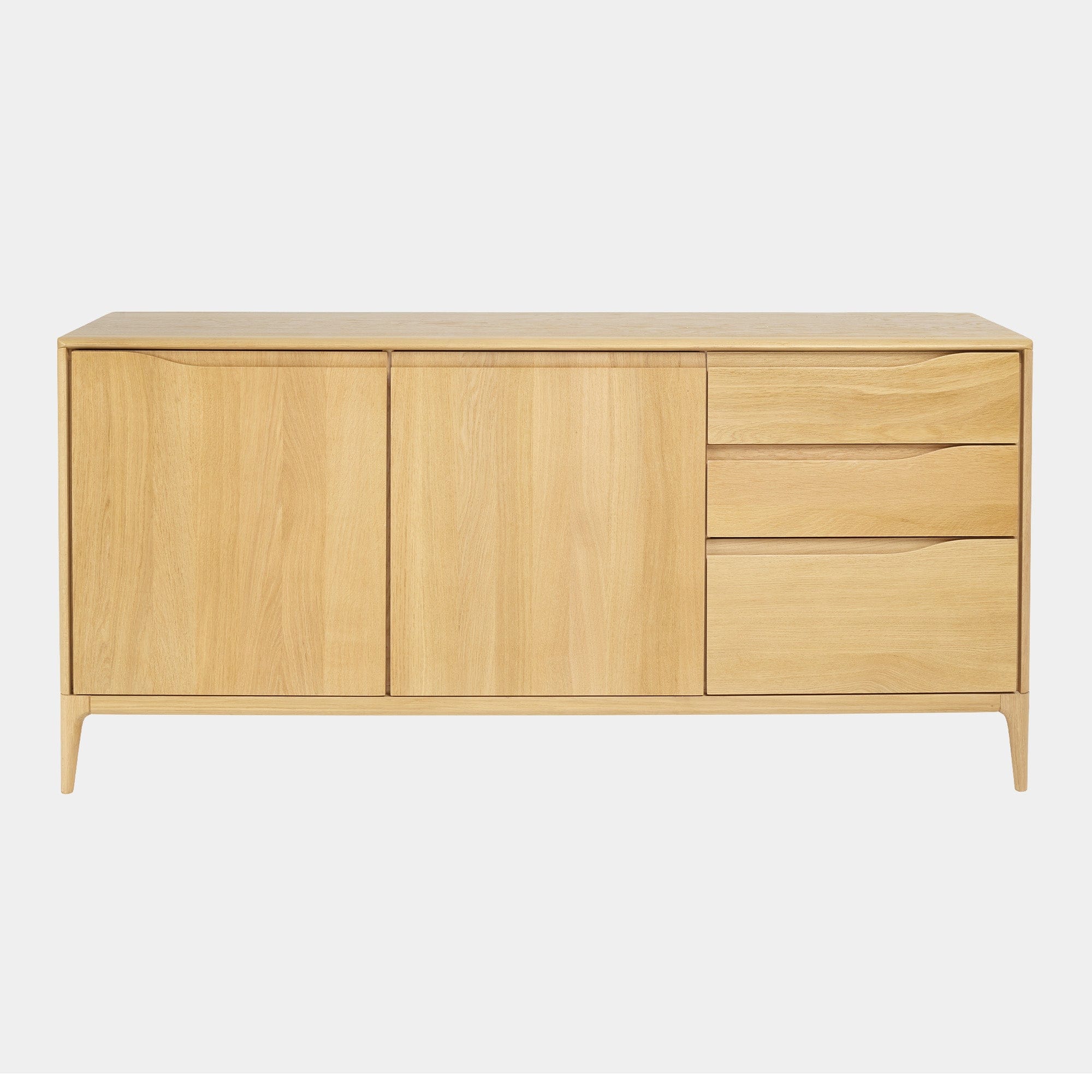 Ercol Romana - 2 Door Sideboard With Drawers, Oak