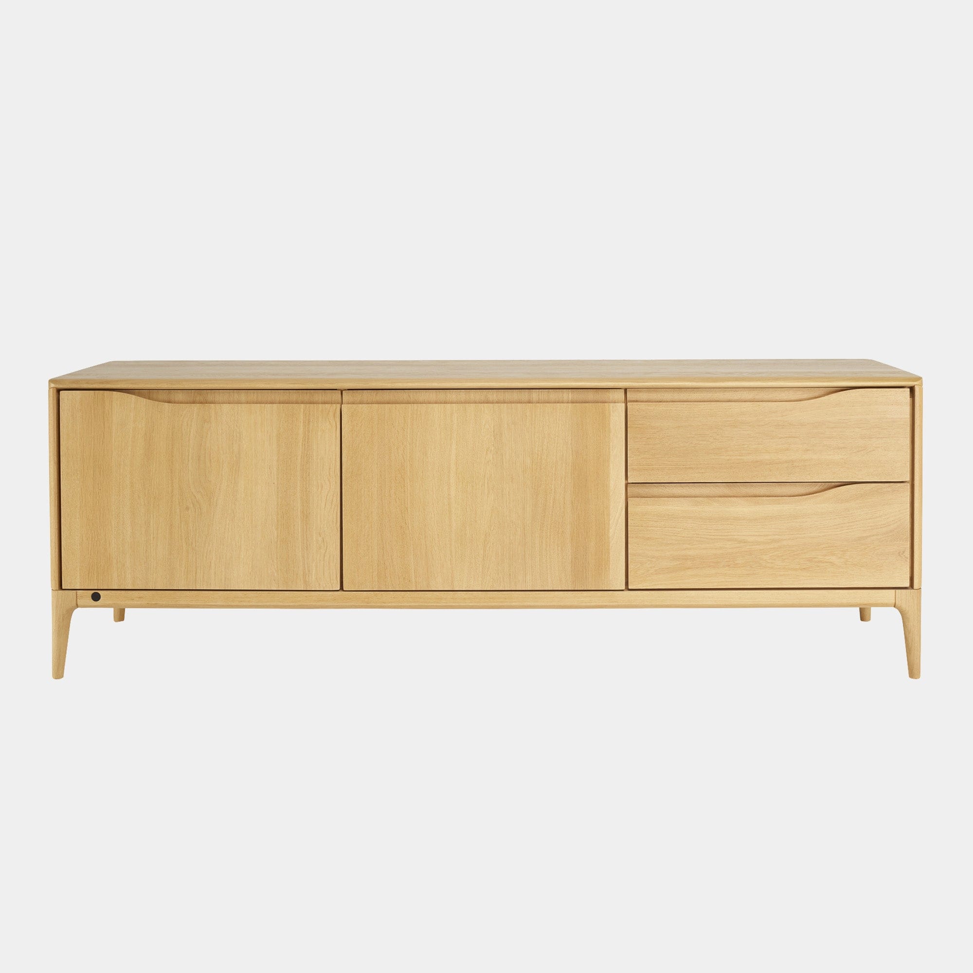 Ercol Romana - Solid Oak Wide TV Unit With Drawers
