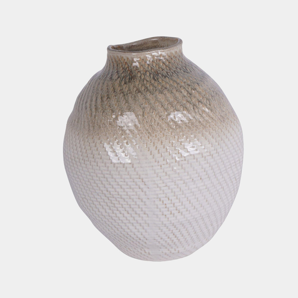 Woven - Large Ceramic Vase