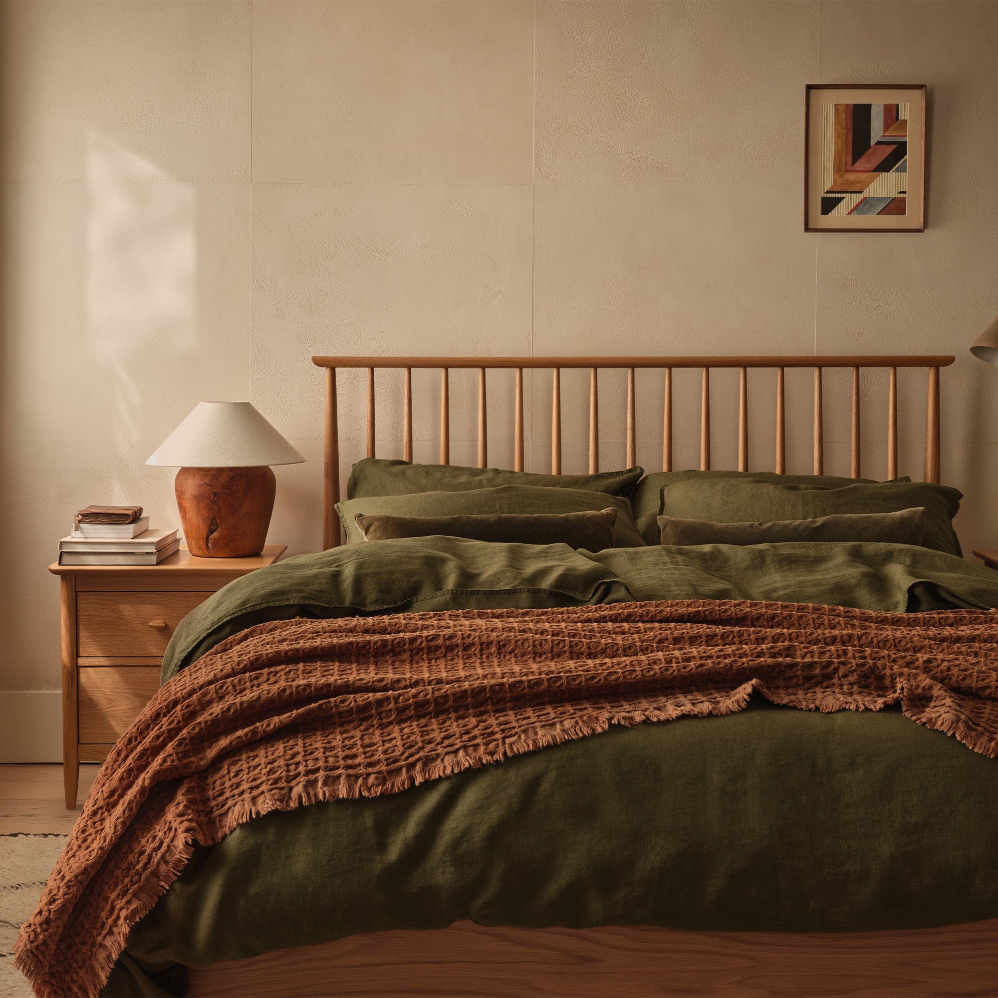 Ercol Teramo - 2 Drawer Bedside Table