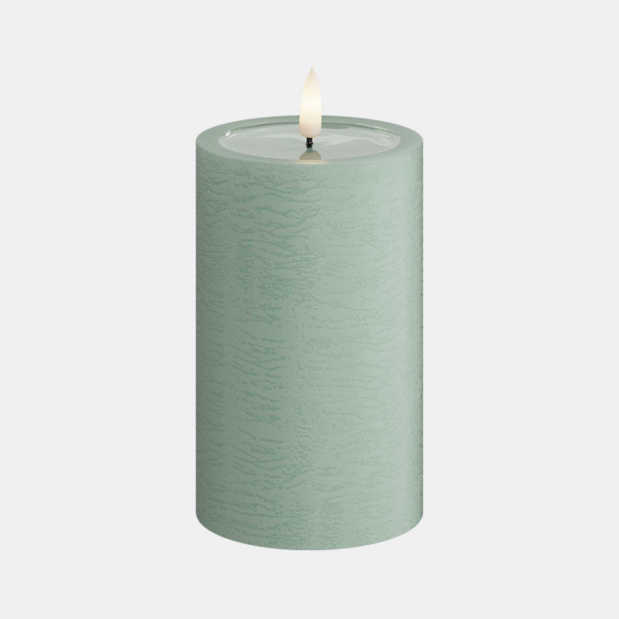 Unique - Medium Sage LED Candle