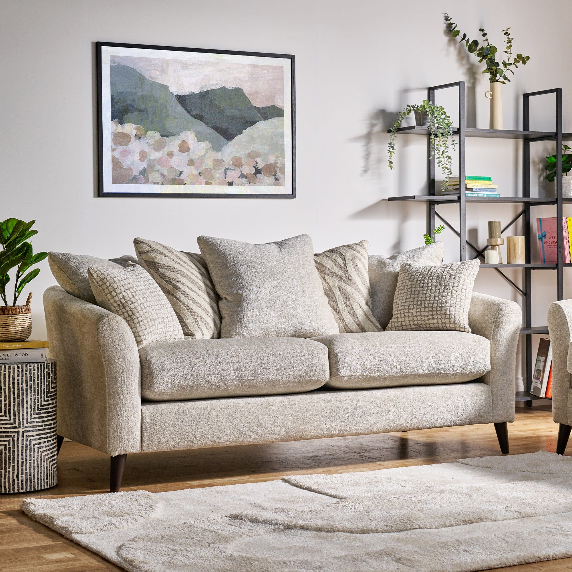 Fairfax - 3 Seat Pillow Back Sofa, Fabric