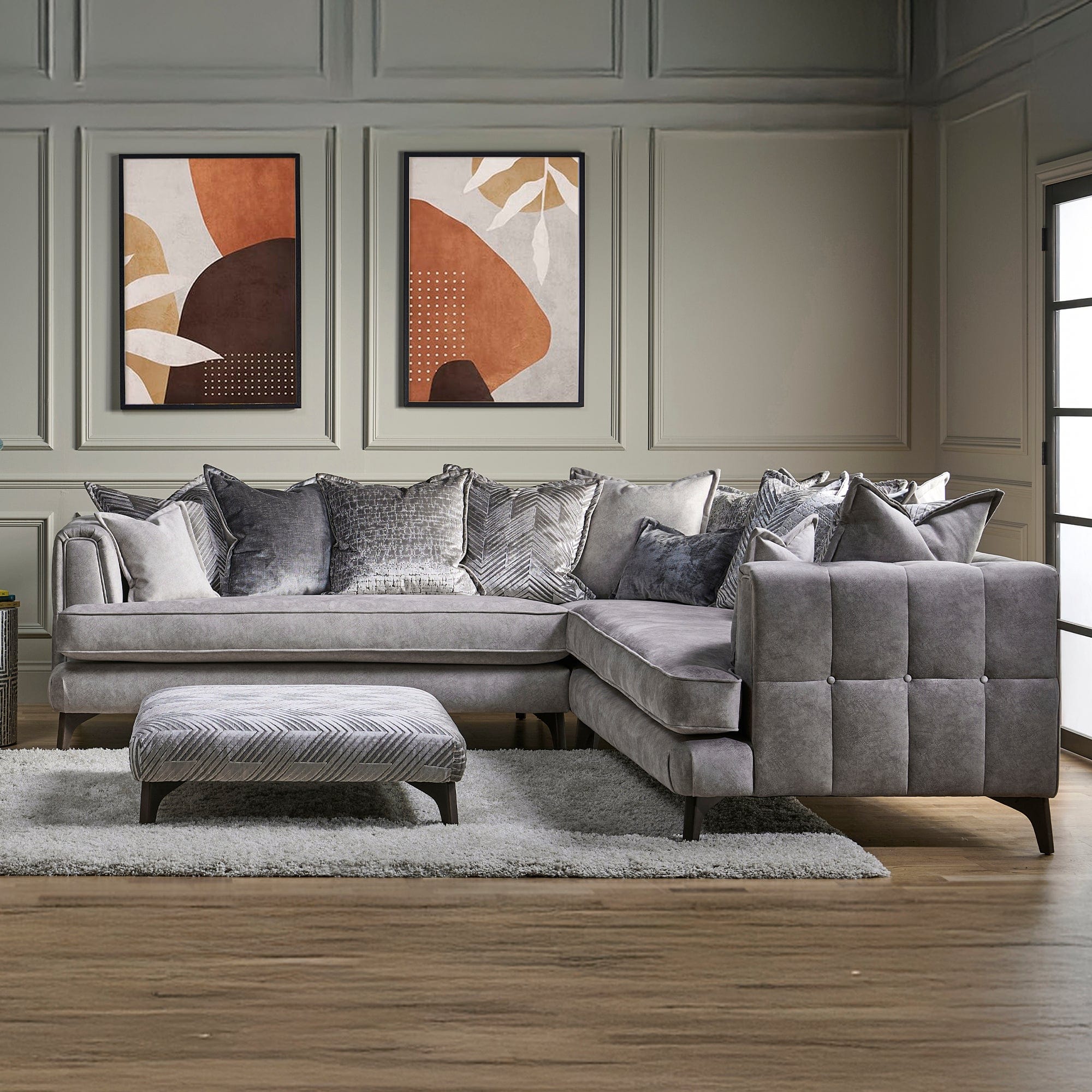 2 Seat LHF Arm, Corner,